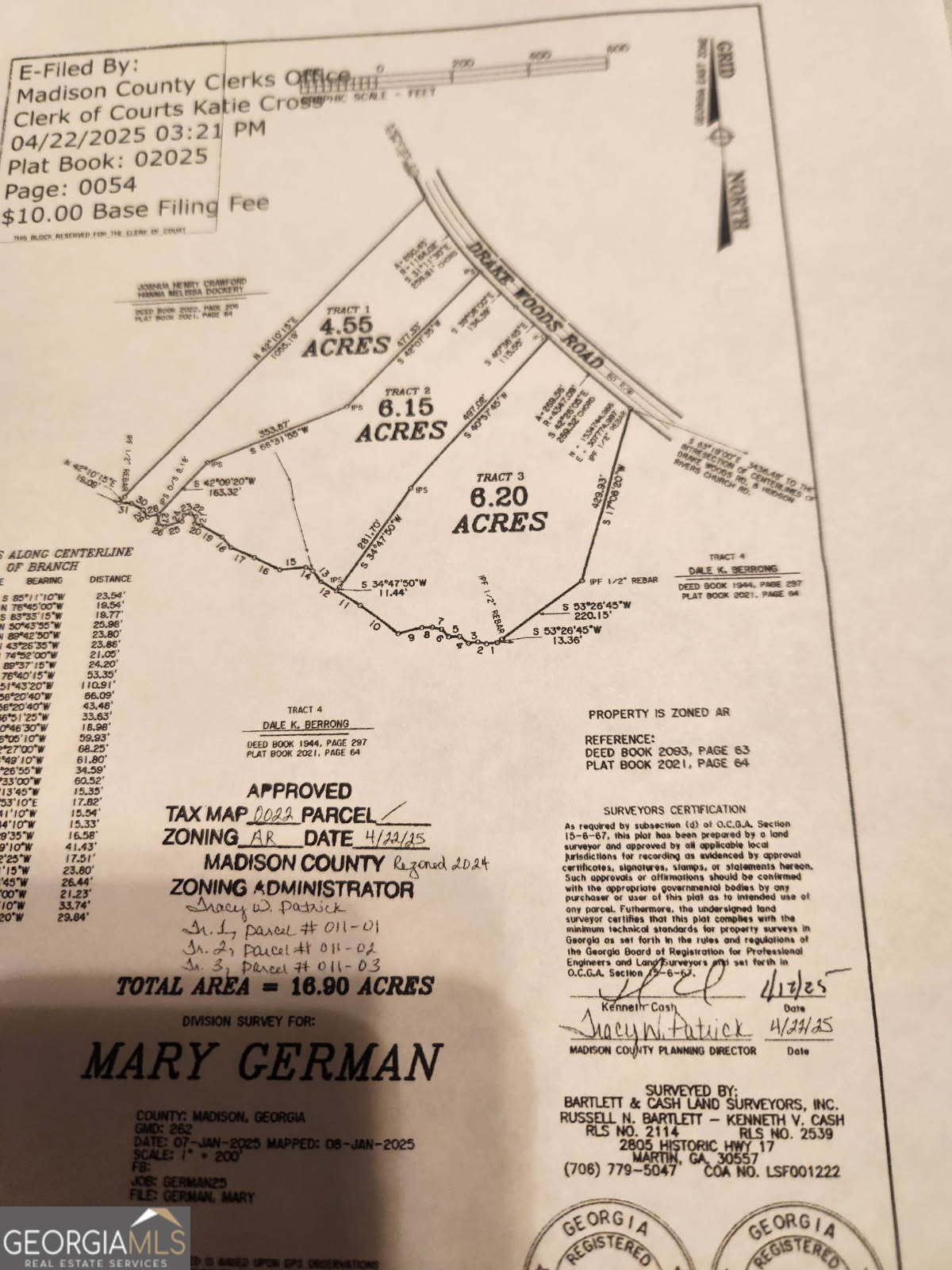 Experience the perfect blend of country living and convenience with this 6.2-acre tract, recently subdivided and zoned AR (Agricultural Residential). A peaceful creek runs along the back property line, adding natural beauty and charm. Whether you dream of building your forever home, starting a mini-farm, or simply enjoying wide-open space, this land gives you the freedom to create it all. Located just 15 minutes from Athens or Commerce, this tract combines privacy with accessibility - making it the ideal spot for your next chapter. TRACT # 3