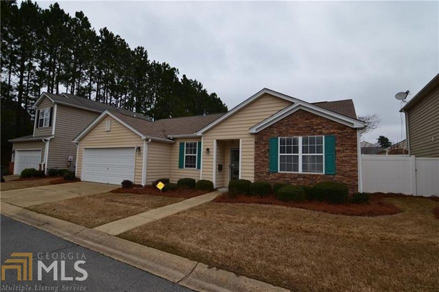 Looking for the perfect downsize for a family member that needs step-free living?  THIS IS IT!  This 2 bedrooms 2 Bath Property was renovated in 2016 "for mom" by her sons in the renovation business. New kitchen, LVT plank flooring throughout, New low threshold shower in Master suite. Appliances were new in 2016. The screened-in porch was added in the very private vinyl fenced backyard in 2016. This property looks BRAND NEW inside and out. Close to shopping and interstate access. Looking for your KSU student? Perfect Just 2 exits north of KSU perfect roommate floorplan.