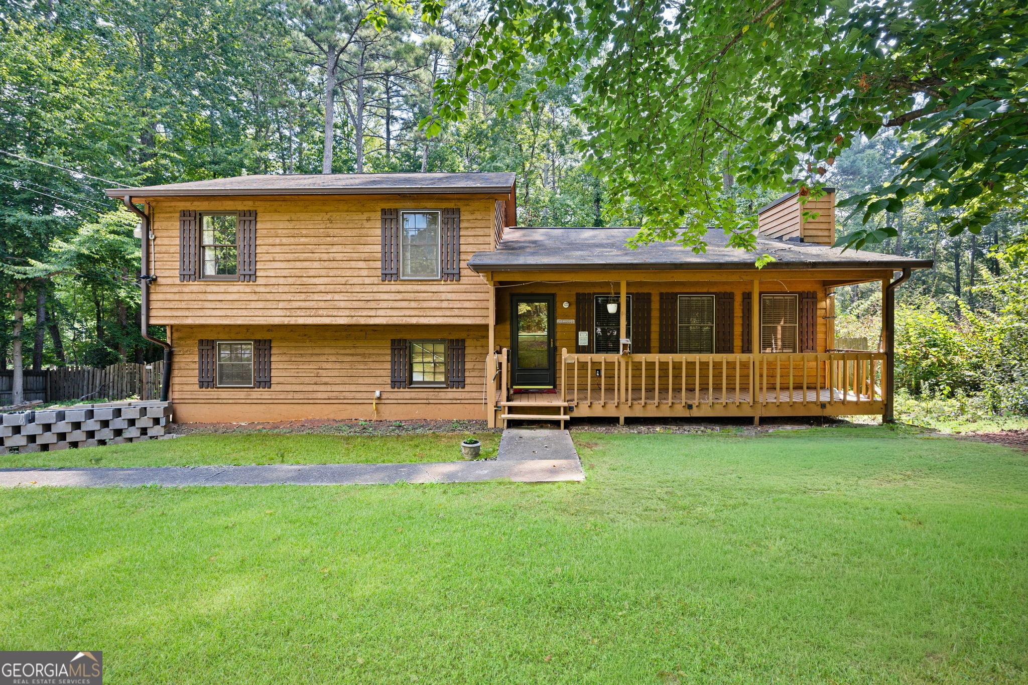 Welcome home to your renovated ranch home on a corner half acre lot. 3-bedroom, 2-bath open floor plan with a 2-car side-entry garage. The kitchen flows into the dining area which overlooks the large family room with gas fireplace. Upgrades throughout! New dishwasher, new flooring, updated electrical panel, fresh paint, modern baseboards, and updated rocker-style switches and USB outlets in select rooms. Hall bathroom has been fully renovated with enlarged shower. The kitchen has been partially updated to include a kitchen island with butcher block countertop. Kitchen boasts two large pantry cabinets, gas stove, and granite countertops. Newly added fireproof door added between the home and garage for extra safety and security. Covered back deck overlooks your private fenced backyard. Gorgeous landscaping provides great entertainment spaces. Security lighting on timers (controllable from inside the home) provides peace of mind. The crawl space features a vapor barrier and dehumidifier for added protection and usable storage, easily accessible from the garage. NO HOA! Investor friendly! Quiet, wooded neighborhood close to shopping and schools. This is a great opportunity to own a well-maintained home with key upgrades already in place. Must see!!