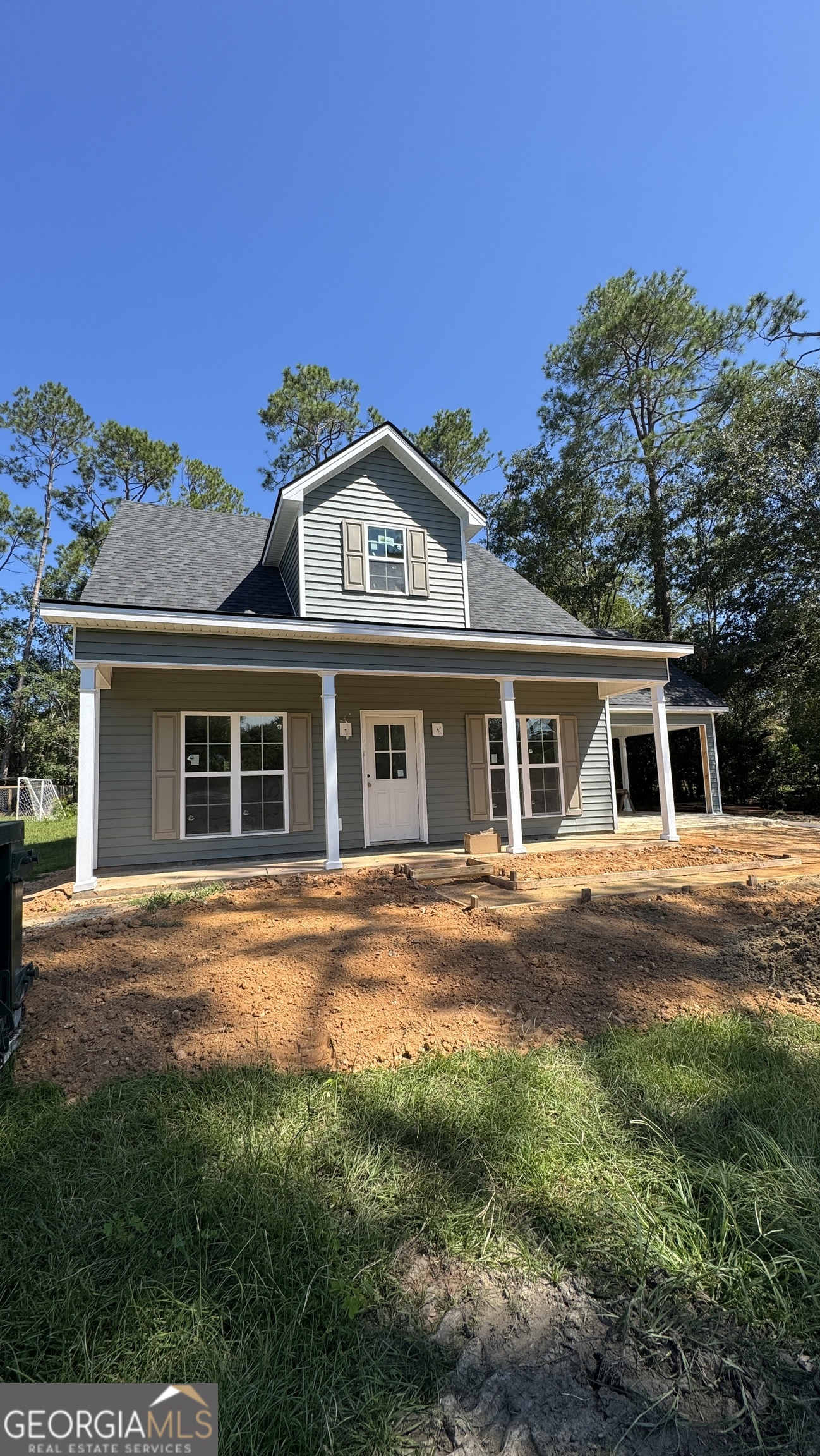 New Construction home on "New" Dr! Welcome to 201 New Drive where this charming 1,474 sq. ft. new construction home has everything you've been looking for. Featuring 3 bedrooms, 2 1/2 bathrooms, and an open floor plan, it's designed for both comfort and style. The heart of the home is the sprawling kitchen, complete with granite countertops, farmhouse sink, custom pantry, and gorgeous lighting. It opens seamlessly into the spacious living room, highlighted by large windows that fill the space with natural light. Your private master suite boasts a remarkable walk-in shower, double granite vanity, and an oversized closet with custom built ins. The laundry room, located just off the kitchen leads to an open double carport. Thoughtful extras throughout the home include: *Soft-close cabinets & drawers *9 ft. ceilings *Spray foam insulation *Sprinkler system *50-year shingled roof This home is packed with upgrades and built to last. Projected finish date in 10/15/2025. Don't miss your chance