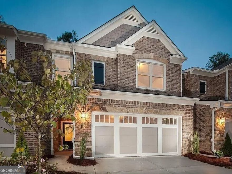 Welcome home to your 3 bedroom 2 1/2 bath townhome for RENT in Abbotts Square Subdivision. hardwood flooring entire main floor. Master bedroom with extra sitting area. Master bath includes 2 vanities, tub and shower with big closet. 2 extra spacious bedrooms on 2nd floor that share a bathroom, Laundry room upstairs, Kitchen with granite, lots of cabinets. 2 car garage. Great location with the best schools of John Creek in Gated community, easy access to highays, offices, entertainment, restaurants, parks, shopping. Walk to grocery store, swim center, and restaurants. Rental includes Washer, Dryer, and Refrigerator.