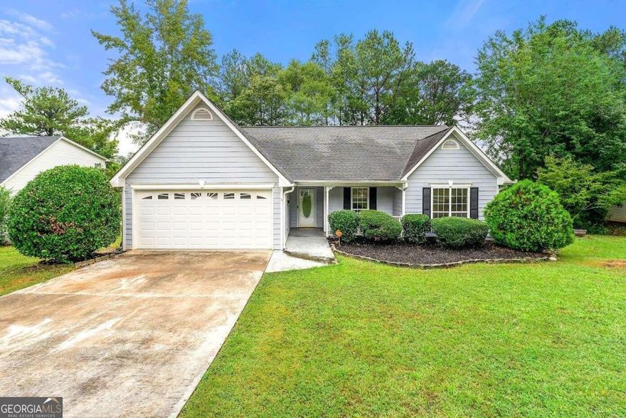 Welcome! This spotless 3/2 ranch home offers plenty of open space on a spacious lot! Step inside to a welcoming foyer that leads to a huge vaulted great room featuring a cozy gas log fireplace. The eat-in kitchen overlooks the dining area and includes a breakfast bar, granite countertops, and brand new stainless steel appliances. Enjoy a large vaulted master bedroom and an ensuite bath complete with a garden tub, separate shower, walk-in closet, and linen closet. Two generous guest bedrooms share a full bath. The home has been recently painted throughout and features new flooring. Relax or create an office space in the bright sunroom. Enjoy an oversized, private, fenced backyard surrounded by mature shade trees. Located in a well-maintained community, youCOre just minutes from historic downtown Covington, two golf courses, and I-20. This gem wonCOt last longCocall today to schedule your appointment!