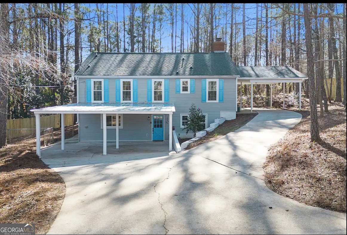 Deep water lake home, on beautiful West Point Lake! Enjoy a completely remodeled home with an all new kitchen, bathrooms, and flooring; while also being on a waterfront 1 acre lot This home is minutes to downtown LaGrange, and everything it has to offer. The floor plan is ideal, with two bedrooms on the main floor, as well as two more in the basement. The finished basement provides ample space for friends and family, which includes an oversized den. Need more space? Enjoy the huge, detached garage perfect for a man cave/ she shed, workshop, or boat/jetski storage.