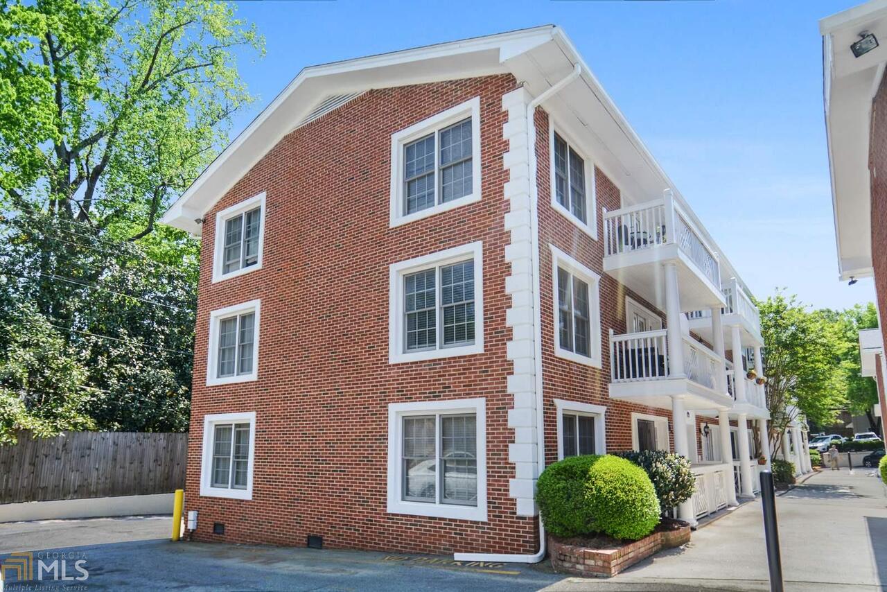 Amazing Location - top floor 2 bedroom/1 bath condo ready for move-in. Hardwoods throughout. Generous size bedrooms. Open kitchen with plenty of cabinet space. Sunny balcony overlooking swimming pool. Bright natural light throughout. Easy walk to Virginia Highlands, Ponce, Inman Park and Little Five Points - offering dining, bars, shopping and entertainment. Off-street parking. Dedicated dog run. Community Grill. Great Condo, will go fast!