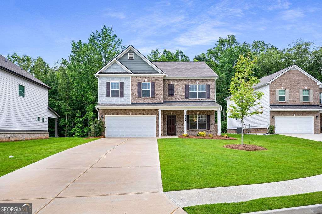 Resort-Style Living in this Exceptional 4BR/3BA Retreat with Saltwater Pool! Welcome home to this beautifully designed two-story gem where style, space, and comfort come together effortlessly. From the moment you step inside, you're greeted by soaring ceilings and streams of natural light that fill every corner of the open-concept layout. The main level offers incredible versatility with a spacious guest bedroom and full bath-perfect for overnight guests or multi-generational living. The chef's kitchen is the heart of the home, complete with modern appliances, a generous walk-in pantry, and abundant cabinetry-all overlooking the cozy family area and elegant dining room ideal for gatherings. A convenient mudroom adds the perfect drop zone for everyday life. Upstairs, escape to your private sanctuary-the expansive owner's suite with a charming sitting room to unwind in peace. The spa-inspired ensuite bath boasts double vanities, a soaking tub, separate glass-enclosed shower, and a roomy walk-in closet. A spacious loft offers endless options for a media room, office, or play space, while two additional bedrooms share a Jack and Jill bath for added convenience. But the real showstopper awaits outside-your very own backyard paradise! Enjoy summer days lounging by the sparkling saltwater pool or hosting unforgettable evenings under the stars. Located just minutes from shops, restaurants, and scenic parks, this exceptional home offers a rare blend of luxury and lifestyle. Don't miss the opportunity to make this dream home yours-schedule your private tour today!