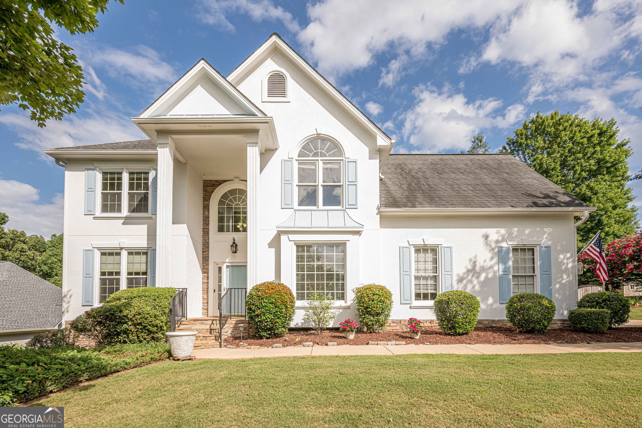 Welcome to 3420 Canyon Oak Way - Outdoor Living Meets Modern Comfort in South Forsyth! Located in the highly desirable Northern Oaks community-known for its spacious lots, mature trees, and top-rated South Forsyth schools-this beautifully updated 5-bedroom, 3.5-bathroom home offers the perfect combination of modern upgrades and outdoor living. Step outside to your private backyard oasis, featuring a stunning saltwater gunite pool, heated for year-round enjoyment, plus ample space to garden, play, or relax. The fully fenced yard offers privacy and functionality for everyday living. Inside, the home has been freshly painted both inside and out. Beautiful hardwood floors grace the main level, while newly installed luxury vinyl plank flooring extends through the upstairs hallways and bedrooms-no carpet anywhere! All bathrooms feature timeless ceramic tile flooring, and updated oak stair risers and modern light fixtures bring a fresh, stylish touch. The custom kitchen is ideal for cooking and entertaining, with generous cabinetry, a functional layout, and direct access to the spacious living and dining areas. The finished terrace level offers incredible versatility-perfect for a media room, home gym, office, or private guest suite. With 5 bedrooms, 3.5 bathrooms, and thoughtful updates throughout, this home is truly move-in ready. Add in the quiet, friendly neighborhood and convenient location near shopping, dining, parks, and top Forsyth schools, and you have a home that offers it all. 3420 Canyon Oak Way is ready to welcome you home-come experience the perfect balance of comfort, style, and outdoor enjoyment.