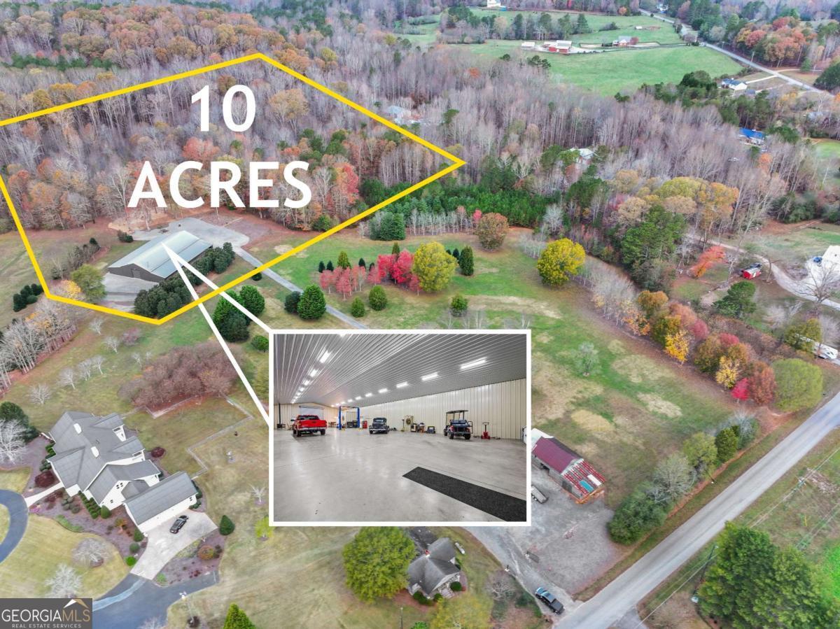 Discover 10 acres of stunning land, complete with a massive, fully equipped barnCoperfect for horse lovers or car enthusiasts. The barn features a car lift, bathroom, kitchen, and laundry room, making it ideal for a workshop or living space. Build your dream estate or take advantage of the Family Density Exemption to create a private family compound. Conveniently located near Highway 400 and the North Georgia Premium Outlets, this property offers both seclusion and accessibility. Need more space? Additional acreage is available for purchase!