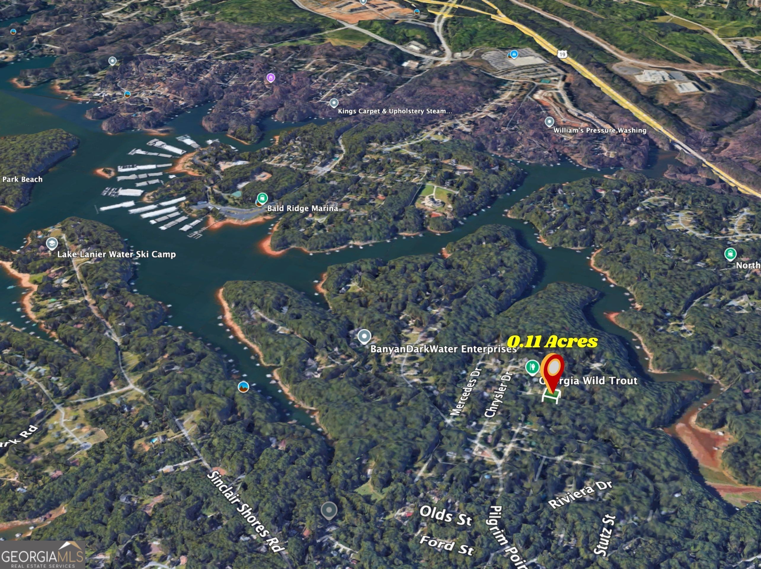 This 0.11-acre lot is located in the Hill Top Sec/Shady Shores Development on Renault St, just 5.3 miles east of downtown Cumming. Nestled in a quiet neighborhood, the property offers the perfect spot for building a single-family residence with convenient access to both community amenities and Lake Lanier adventures. 0.11-Acre Lot in Cumming, GA ? Minutes from Lake Adventures & City Life! Nestled in a peaceful neighborhood, this property gives you the perfect balance of tranquility, convenience, and recreation in one of Georgia?s fastest-growing areas. Location Highlights: 5.5 miles to Bald Ridge Marina ? direct access to Lake Lanier fun: boating, fishing, water sports 5.3 miles to Downtown Cumming ? shopping, dining & local conveniences 42 miles to Atlanta ? world-class entertainment, airport, career opportunities 26 miles to Gainesville ? additional city amenities & opportunities Easy access to major highways for smooth commuting Why You?ll Love This Lot: 0.11 Acres ? ideal for building a single-family residence Residential Zoning ? perfect for your dream home or future investment