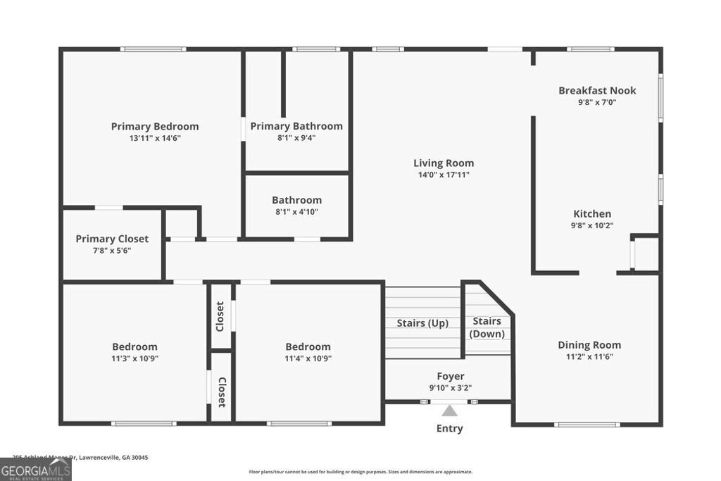 Photo of 205 Ashland Manor Drive, Lawrenceville, GA 30045 (MLS # 10673957)