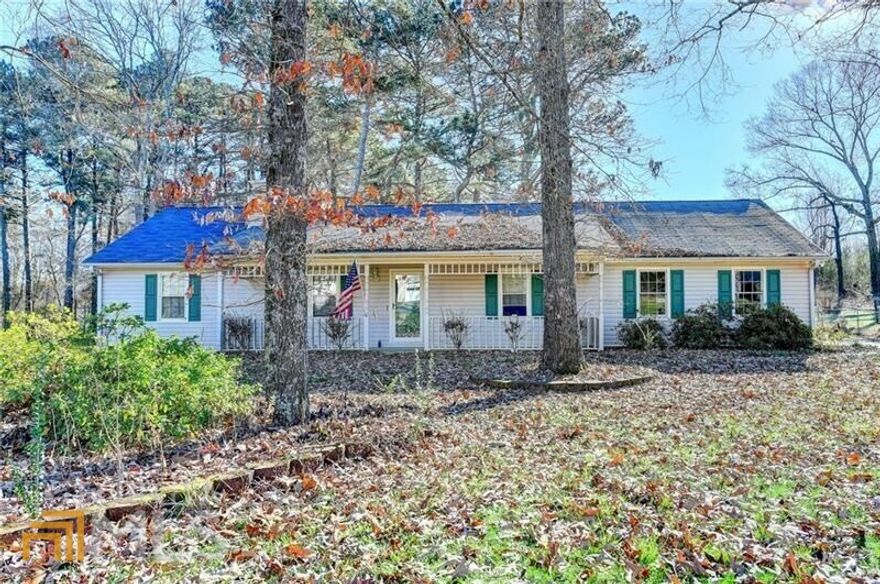 GREAT HOME located in a quiet, wonderful neighborhood. This spacious RANCH sits on almost 1 acre of flat land, with endless outdoor play & entertaining. Large lot also features a shed for storage. This adorable home boast of natural light throughout. NEW CARPET, NEWER ROOF. Great size living room & stacked stone fireplace, makes this home feel cozy and warm. Lots of cabinet space in the kitchen and the laundry room is conveniently located close to the garage. Large closets in every room! NO HOA! There is so much to love here, so come see for yourself.