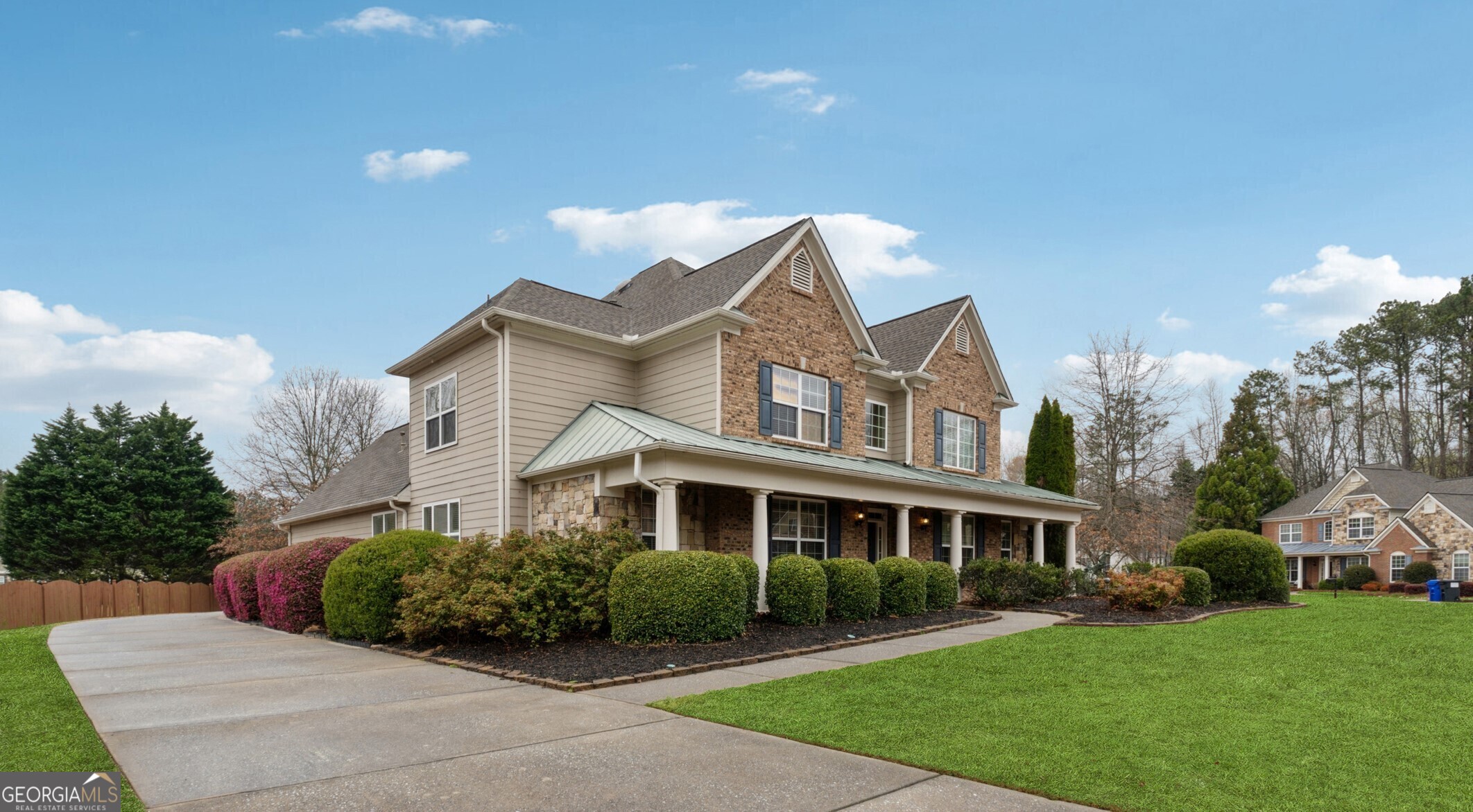 SELLERS MOTIVATED! SELLERS WILL CONSIDER ALL REASONABLE OFFERS; PRIMARY SUITE ON MAIN + GUEST SUITE ON MAIN in this awesome move-in ready executive home located in the "very desirable Hillgrove High School district" and you'll want to make it your own!! This beautiful Home's features includes Large rocking chair front porch; Lots of gleaming hardwoods; Light-Filled 2 story Foyer with Office/Study to right once you enter the Foyer; Large vaulted 2-story fireside family room (Fireplace has Gas logs w/Gas switch) with open view to gourmet kitchen plus oversized windows offering an abundance of natural light; Incredible kitchen a Chef would dream about, with open view to family room, spacious breakfast room, Custom granite countertops plus large granite Island, all stainless steel appliances including electric range with gas cook-top (Stainless Fridge Remains with Sale), Tons of cabinetry, and large walk-in pantry; Light-filled oversized Primary Suite on main level with sitting area, double tray ceiling, spacious luxury spa bath with large Jetted-Tub, Walk-in Shower, oversized His & Her's vanities, plus an oversized walk-in closet; The main level also has a spacious secondary en-suite guest bedroom ideal for a Teen or Mother-in-Law suite, with large full bath; On the upper level there are 2 oversized en-suite bedrooms with each having it's own full bath and large closet, plus there's a bonus room ideal for either a 5th bedroom, kids play room, office, theater, or workout room. Large laundry room on main level near kitchen. Large private patio with privacy fence with plenty of room for family gatherings and Sunday cookout's; Large lot that's level front and back with easy care sod grass both front and back; Quiet and Beautiful well-maintained subdivision; * Hot Water Heater Replaced 2022 * Dishwasher Replaced 2024 * A/C Coil and Condenser Replaced 2024 * Garbage Disposal Replaced 2024 * Taxes shown are based on senior discounted rate.