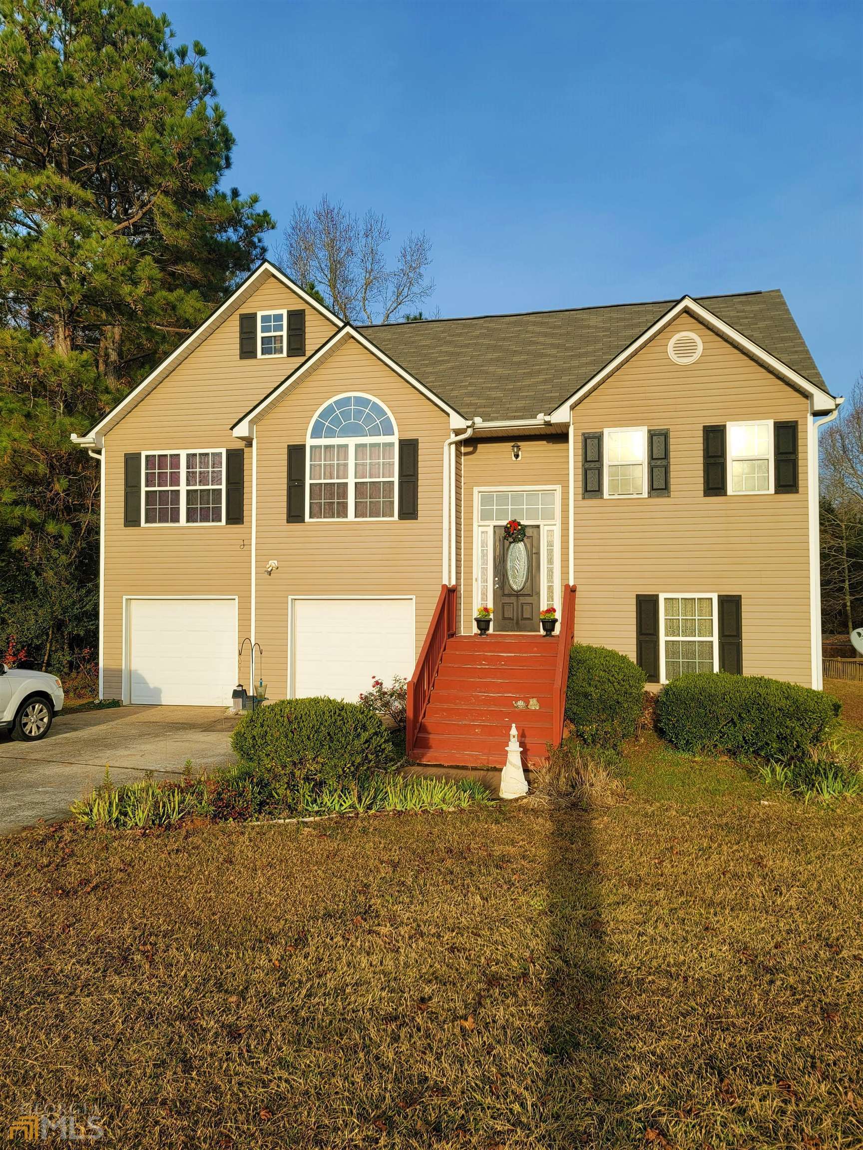 This yard though! Come see this beautiful 4br 3ba split level home on 2 acres! Plenty of room for your pets to run around or enjoy a nice outdoor get together with friends and family. Country living at its best, while being close enough to the city for all your shopping needs. The home itself features 4 spacious bedrooms total with a master on each level, 3 full bathrooms, and a big 2 car garage. Plenty of storage space in this home. Did I mention the above ground pool with a deck built around it? Please be respectful of owner occupants. Sale is contingent upon the sellers purchase of a new home.