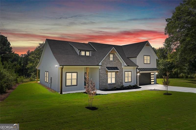 Stunning New Construction in Powder Springs - No HOA! Welcome to this beautifully crafted 5-bedroom, 4 full bath home set on a spacious 0.64-acre lot. From the moment you walk in, you'll notice the attention to detail and luxury upgrades throughout. Featuring soaring 10-foot ceilings, an open-concept layout, and quartz countertops that add elegance to the chef's kitchen, this home blends modern design with timeless finishes. Each bathroom is styled with gorgeous upgrades, and the spacious bedrooms offer comfort and flexibility for the whole family.With no HOA restrictions, you'll enjoy freedom and privacy, all while being in a highly desirable Powder Springs location. Every corner of this home has been thoughtfully designed with upscale touches and stunning craftsmanship-truly a rare find! Don't miss the opportunity to make this brand-new home yours. Schedule your showing today!