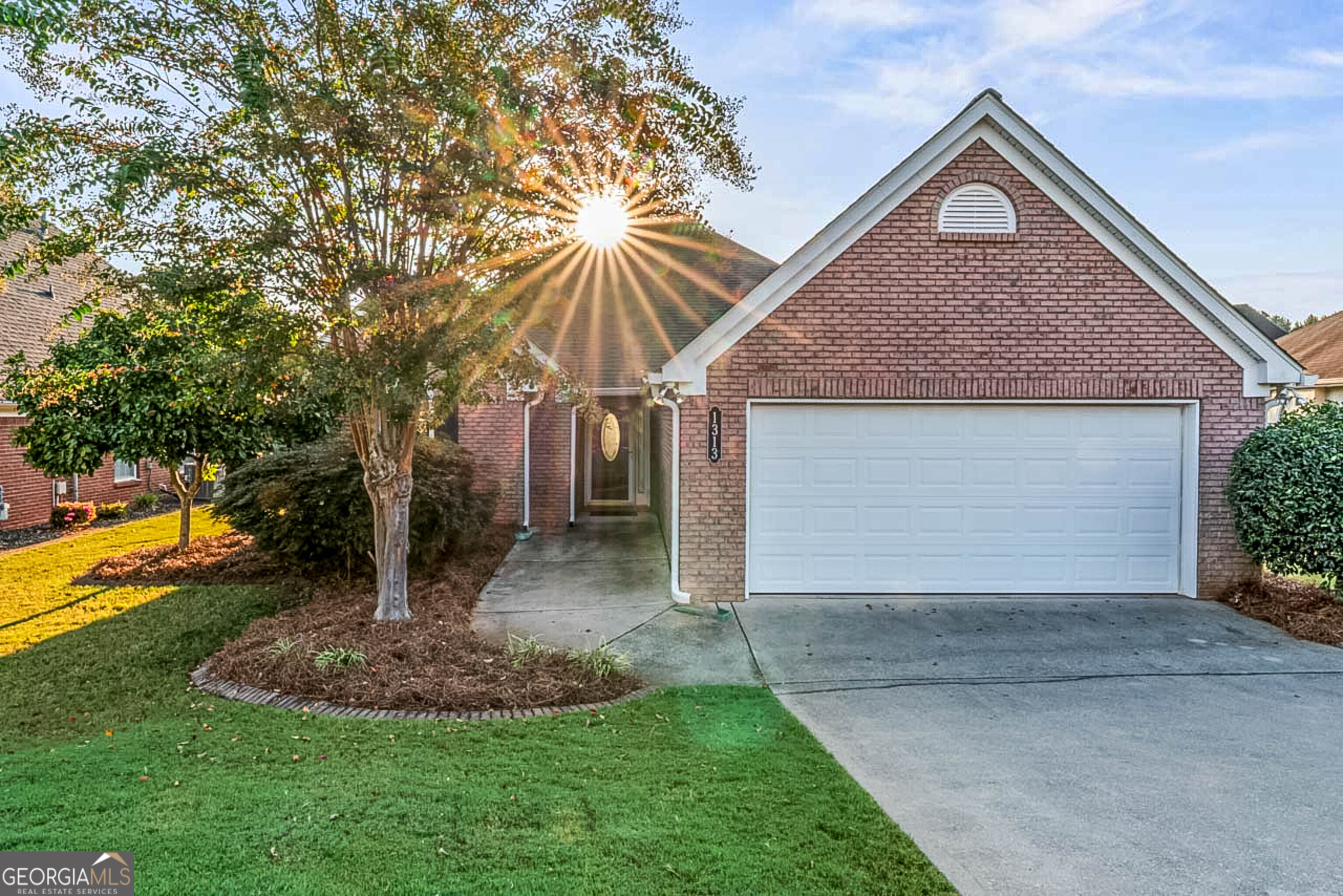 If you are looking for a 55+ community in McDonough, look no further. This 2 Bedroom, 2-bathroom ranch home has 3 sides brick with a covered back porch. Enter into the foyer, you have the great room in front and the dining room to your right. Behing the fireplace is a sunroom. Off the great room is the kitchen and breakfast area. The guest bedroom is at the front of the house along with the guest bathroom. On the backside of the house is the master bedroom and master bathroom. Outside you have a covered porch that overlooks the backyard. Hurry you don't want to miss this one. Roof has been replaced recently. Freshly painted, new carpet throughout and new laminate in the kitchen.
