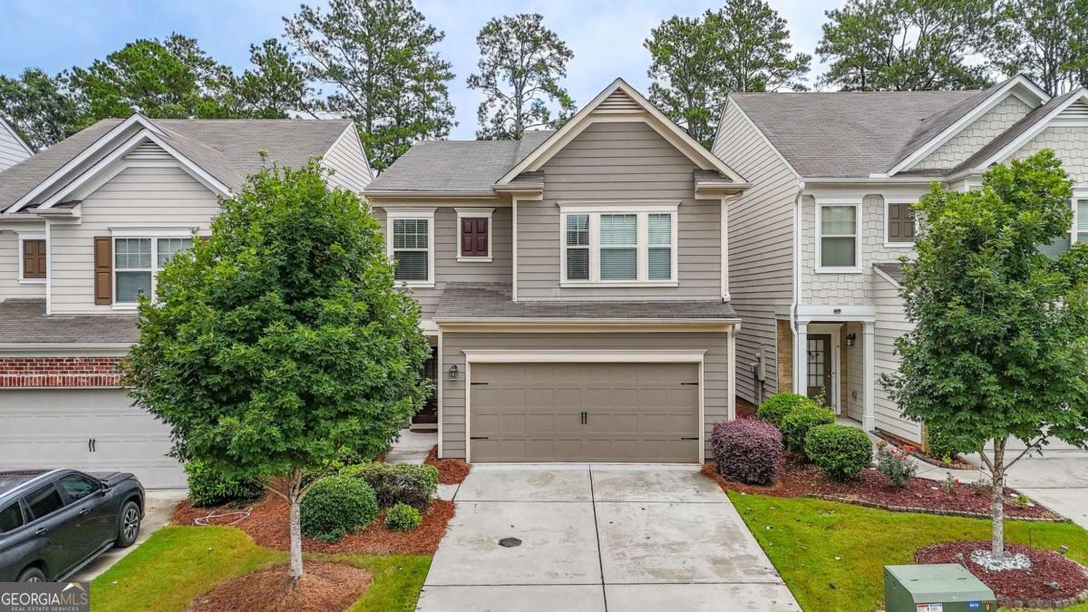 Welcome to this beautifully updated 4-bedroom, 2.5-bath home in the sought-after Waterbrooke community, located in Forsyth County with an Alpharetta address and top-rated schools. This 2,272 sq ft home features a bright, open floor plan with a spacious eat-in kitchen, upgraded cabinetry, and a large pantry. The oversized owner's retreat offers a spa-like en suite bath and generous walk-in closet, while the secondary bedrooms are equally spacious with plenty of storage. The laundry room is conveniently located on the upper level near all bedrooms. Enjoy a private, east-facing backyard perfect for morning yoga, plus a 2-car garage and low-maintenance living with HOA-covered yard care. Neighborhood amenities include swim, tennis, a playground, and pavilion. All just minutes from parks, schools, dining, and shopping-only 10 minutes to Halcyon and 15 minutes to Avalon.