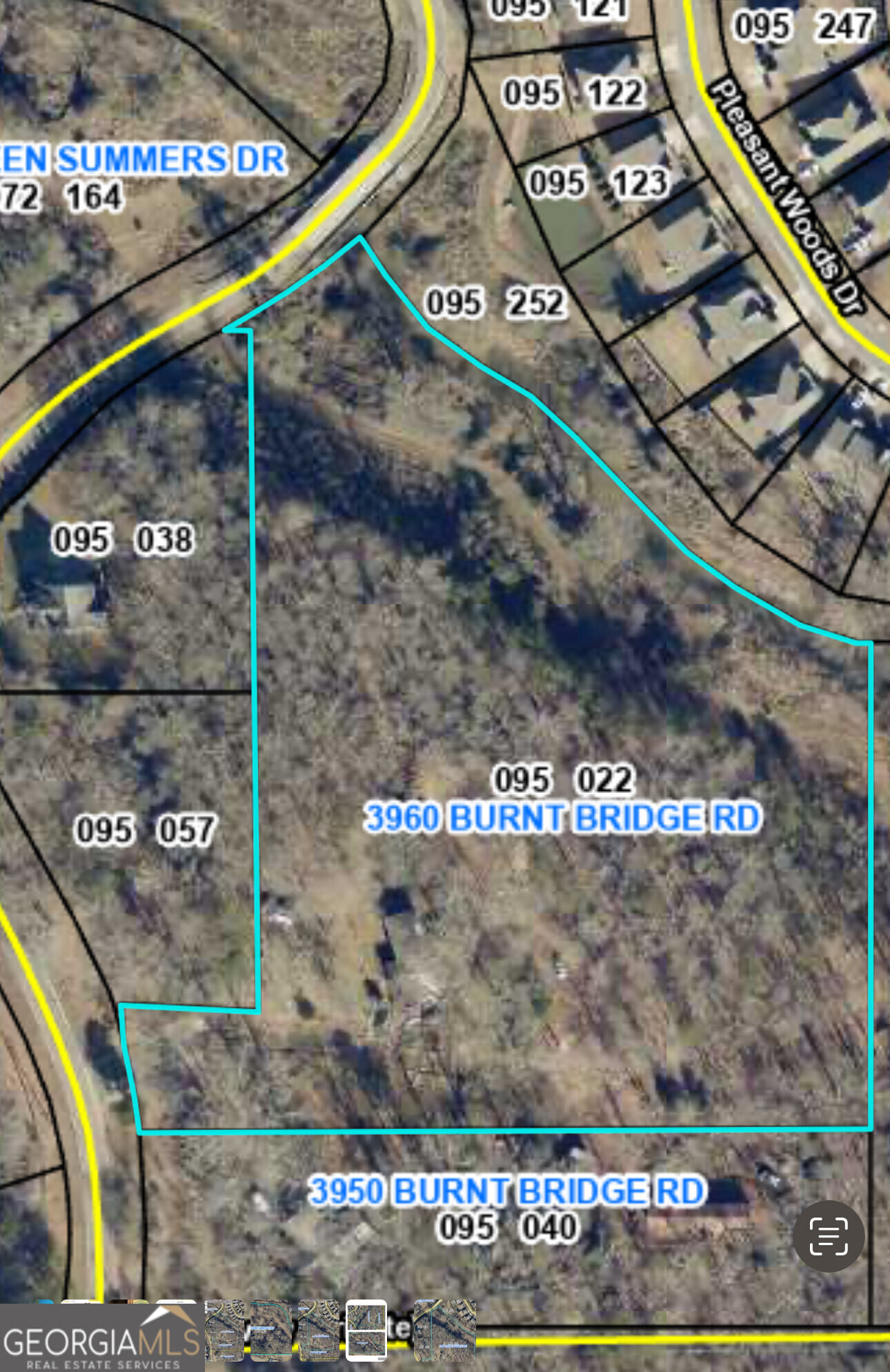North Forsyth 14.16+/- acres wooded acreage just off Burnt Bridge Rd. Great location to the new Matt Town Center. This land has approx. 98 ft of road frontage and county states Both parcels listed have sewer located within the parcel boundaries. They would have access to sewer without the need for a sewer easement. See docs for plat, parcel and county info.