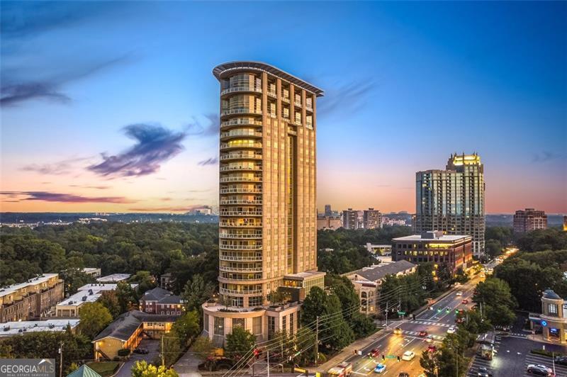 Coveted "03" floor plan offered as an ESTATE SALE in the Phoenix on Peachtree Condominiums in Buckhead. Unimpaired views from every window and the two huge balconies on this 2 BR 2 1/2 bath with den/office. Large open living and dining space, breakfast room off kitchen. The Phoenix is one of the lowest density buildings in the city with only 65 condos on 26 floors. Built as a condo - it's quality construction and impeccable design. No rentals and no smoking. 24/7 concierge, pool, hot tub, party room, theater room, fitness center, wine storage, assigned parking and oversized storage. "As-Is" Trust/Estate Sale. Finish the floor and paint and you have a jewel! Priced to sell!