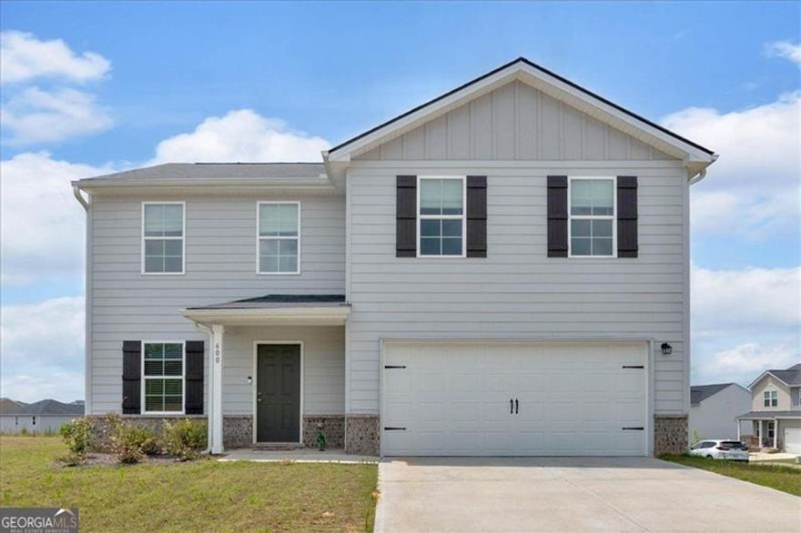 Come take a look at this stunning new 2-story home located in the sought-after Kingston Park Community! The highly desirable Essex Plan offers an open-concept layout that seamlessly connects the living room, dining area, and kitchen-perfect for everyday living and entertaining. The kitchen is beautifully appointed with granite countertops, stylish cabinetry, and stainless steel appliances, including a range, microwave hood, and dishwasher and large walk in pantry  On the main level, you'll find a flex room ideal for a home office or playroom, along with a convenient half bath. Upstairs features a spacious primary suite with a private bath, dual vanity sinks, and a large walk-in closet. Three additional bedrooms-each with their own walk-in closet-share a full secondary bathroom. A walk-in laundry room is also conveniently located on the second floor.  All of this sits on a large corner lot, offering extra space.