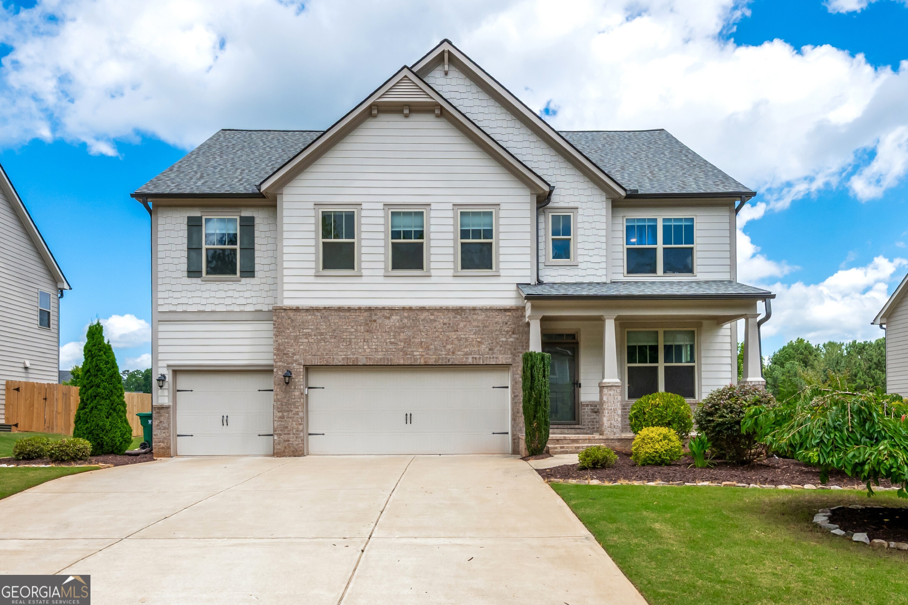 Seller contribution of $5,000 towards buyer's CLOSING COSTS is being offered! Move-in ready perfection awaits in this stunning Hampton Station swim/tennis gem! Step into a bright foyer leading to a dining room with tray ceiling and clerestory windows, a gourmet kitchen with new appliances, eat-at island, walk-in pantry and breakfast area overlooking a sunlit family room with cozy fireplace. A main-level office with coffard ceiling and half bath add convenience. Upstairs, the primary suite boasts a tray ceiling, flex space, and luxurious bath with dual vanity, separate tub, and shower, plus four secondary bedrooms (one en-suite), a dual-vanity full bath, and laundry with dual access. The finished terrace level offers entertainment space, a large bedroom suite with full bath, sitting area, and backyard access. Enjoy a newly re-stained deck, private backyard with no rear neighbor, three-car garage, and upgrades like a new roof, carpet, lighting, hardware, and Levelor shades. All in a vibrant community!