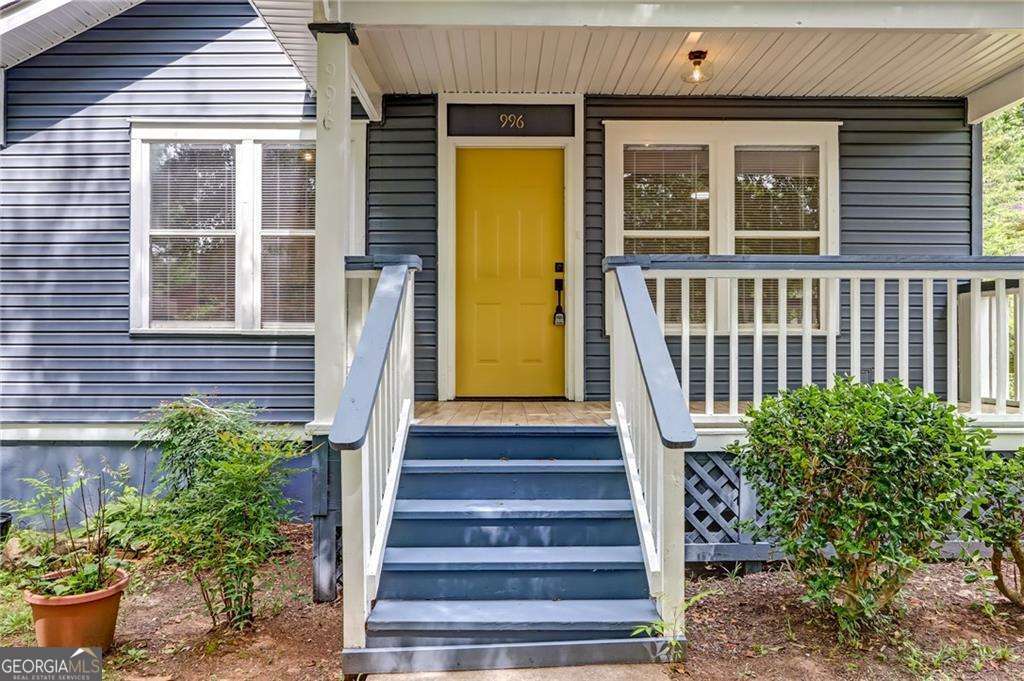 Experience the energy of Peoplestown in this light-filled, fully renovated 3-bed, 2-bath home just minutes from the BeltLine, Summerhill, and the soon-to-open Terminal South food hall! With fresh paint, a rocking chair front porch, and a spacious backyard, this home combines modern comfort with unbeatable intown convenience. Inside, you'll find an open-concept layout featuring a brand-new kitchen with stainless steel appliances, an island with breakfast bar, and seamless flow into the dining area and living room-perfect for hosting or everyday living. The primary suite offers a private retreat with an ensuite bathroom showcasing stylish tilework and a tub/shower combo, along with a generous closet. Two additional bedrooms provide flexibility for guests, a home office, or creative space, all with ample storage. Enjoy thoughtful details like LVP flooring throughout, ceiling fans in every room, and a dedicated laundry closet. Off-street parking and a large backyard offer both convenience and space to relax or entertain. Just minutes from Georgia State Stadium, Pittsburgh Yards, Downtown, and major interstates, this move-in-ready gem is Intown living at its best! Owners are licensed real estate agents in Georgia acting as Principals.