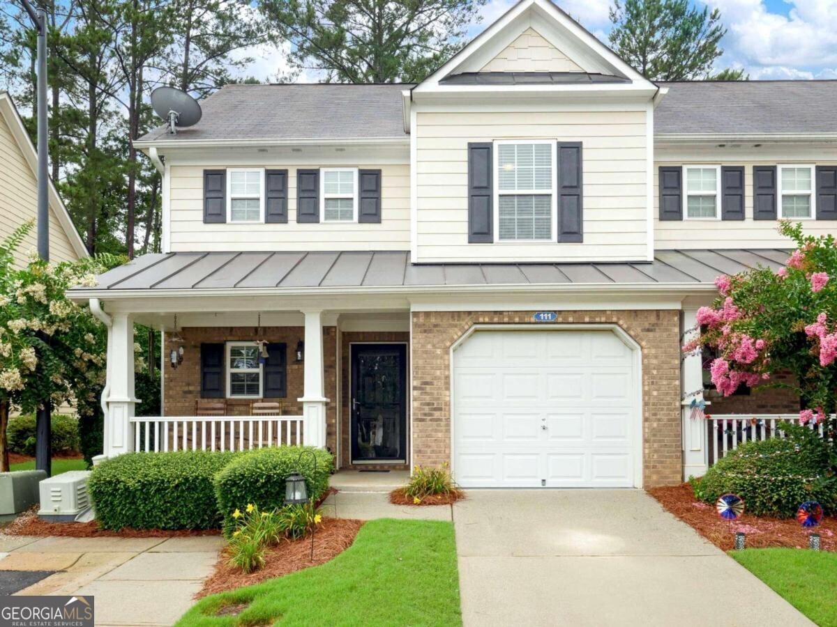 Well-Maintained End Unit Townhome - Move-In Ready! Welcome home to this charming and move-in ready end-unit townhome in the desirable Victoria Crossing subdivision, ideally located just minutes from Lake Allatoona, I-575, shopping, dining, and more. This 2-bedroom, 2.5-bath residence features a one-car garage, a spacious covered front porch, and a private patio in the backyard, perfect for relaxing or entertaining. Inside, you'll find well-maintained interiors, upgraded Berber carpet, and all black appliances that add to the home's appeal. the home has been lovingly cared for and is in excellent condition-offering a solid, clean space that's ready for your personal touch. Whether you're a first-time buyer, downsizer, or investor, this is an opportunity you don't want to miss!