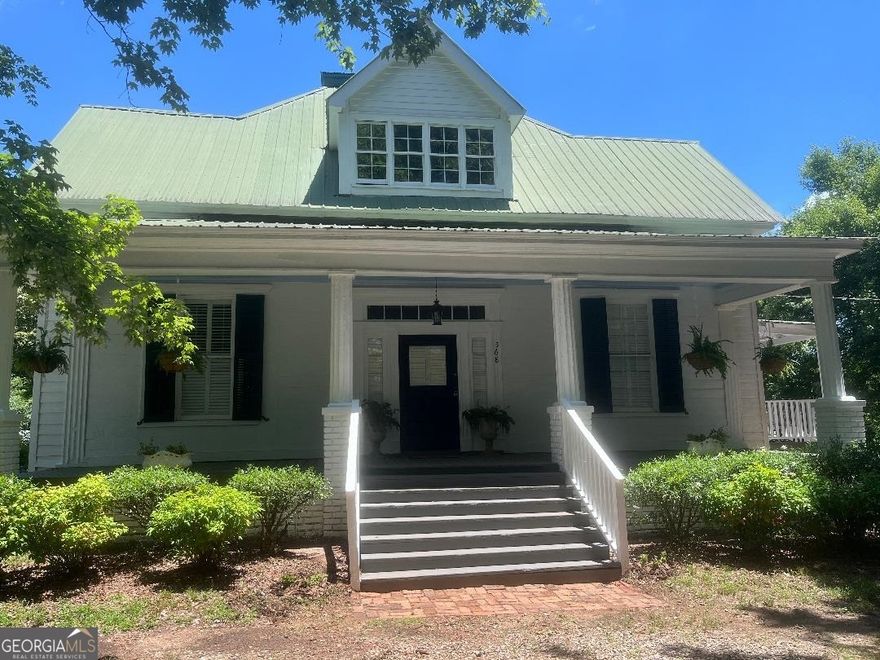 Greenville, Ga. is less than 1 hour to Atlanta airport, 45 mins north of Columbus, near Pine Mt., (callaway gardens),  Peachtree City, LaGrange, & Newnan.   This is a VERY unique listing, consist of 2 residences: Main house, w/2 kitchens, 2 washer dryer hookups, multiple bedrooms & baths , PLUS a CABIN / COTTAGE in back yard, that has its own kitchen, bath, bedroom, etc. 568 South Talbotton St., is a totally renovated / updated home, & is just 2 blocks off of courthouse square. Great buy for large family or for rental income. 3 +  families could easily reside here.   Neighborhood consist of historic homes, across TERRELL & Church street,  to the left & right, & a convenience store directly across street. Currently zoned residential, but great potential to go commercial , due to location. Would make a great antique mall, tea room, law office, etc., & has plenty of parking. Good investment, due to location.  Purchase this home for your full time residence, or your private getaway, & lease the rest !  Call listing broker / owner, for more details or to schedule your private appointment to preview this unique listing.   Much history with this home!