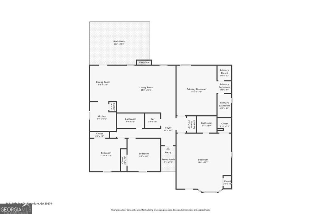 Photo of 148 Little Joe Court, Riverdale, GA 30274 (MLS # 10657190)