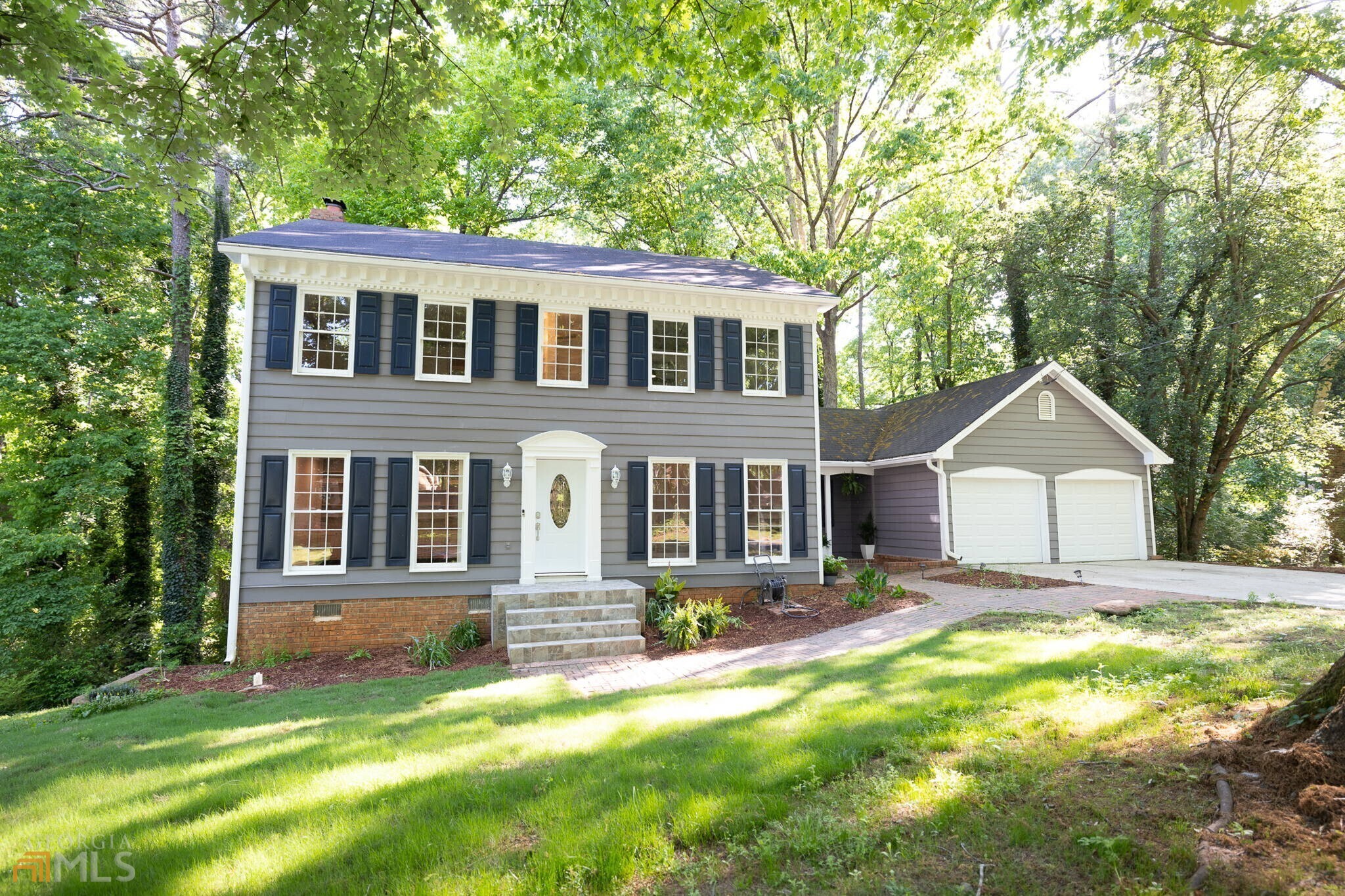 Welcome home to 4124 John Alden Court! Rare opportunity to purchase fully renovated 4 Bedroom, 3.5 half home in Carlisle Commons. This inviting traditional colonial home is nearly 3500 square foot and boasts refinished hardwood floors throughout with beautifully remodeled bathrooms. Eat in kitchen also recently renovated features a breakfast nook and pantry with access to the rear deck. Upstairs features four spacious bedrooms and two full bathrooms. Main level has formal living room with two additional spaces that can be used as office space/den/peloton room - endless options! Powder room located off hall near the stairs leading down to the full finished basement, which features a massive bathroom with gorgeous tub and also has a walk out to the terrace level behind the home. Bring your pool contractor - this home won't last long!Optional HOA includes Swim and Tennis. $525.00 annually.