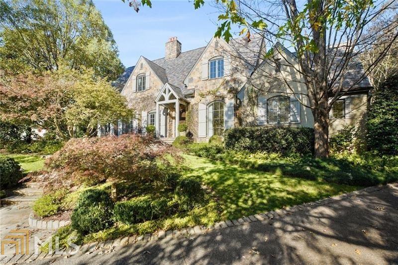 Traditional Tuxedo Park home is perfectly situated on 1.4+/- acres & offers a private setting. Entrance foyer leads to oversized living spaces ideal for entertaining. Update kitchen offers stone counters, stainless appls & opens to the family rm w/antique beams & fireplace. Sought-after primary bedroom on main sits in the back of the home & overlooks the pool & backyard. Main level also offers an addtl bedroom. Upper level has 4 bedrooms & 3 baths, as well as 2 rec rms w/kitchenette. Beautiful manicured ground offers level grassy area & beautiful mature landscaping.