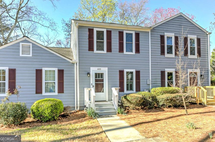 Come see this turn key, updated, move in ready Townhome in a swim community, conveniently located between 41 and Barrett Parkway. Easy access to Interstate 75/575 and minutes from Marietta Square, Kennesaw Mountain, and Town Center. This 2 bedroom gem has been well loved with upgrades including granite counter tops, fiber cement siding and porches replaced in 2019, roof and skylight replaced in 2021, water heater in 2022, Low E windows and doors in 2023, flooring, paint, and bathroom refreshed in 2024. Low maintenance living with City of Marietta Sanitation included. Nestled between both KSU campuses could be a perfect fit! Ask about the One Year Home Warranty Offered to any Buyer!
