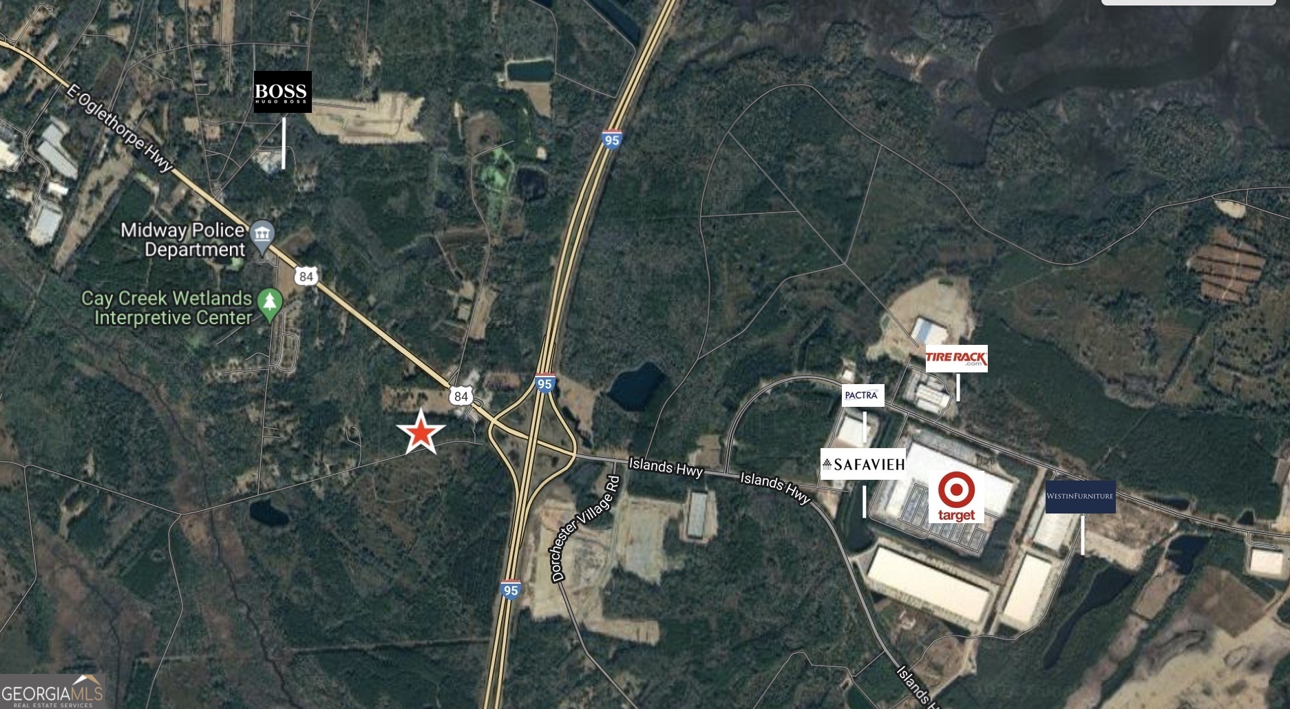 We are pleased to offer an exceptional commercial land opportunity in Midway, GA, strategically located off I-95 at Exit 76. This 15.41-acre parcel is perfectly positioned for a range of commercial & industrial developments. The property is situated 37 miles from the Hyundai Meta Plant, key driver of economic growth in the region, 25 miles from Savannah and GA Ports, placing it at the center of one of the fastest-growing industrial and logistics corridors in the Southeast. Its prime location off I-95 ensures excellent connectivity and high visibility, making it ideal for businesses that require easy access to major transportation routes. PortCity based in Port Wentworth, recently was named America's fastest-growing private company. Whether you're considering an industrial, retail center, hotel, restaurant, or mixed-use project, this land provides the flexibility and space to bring your vision to life.