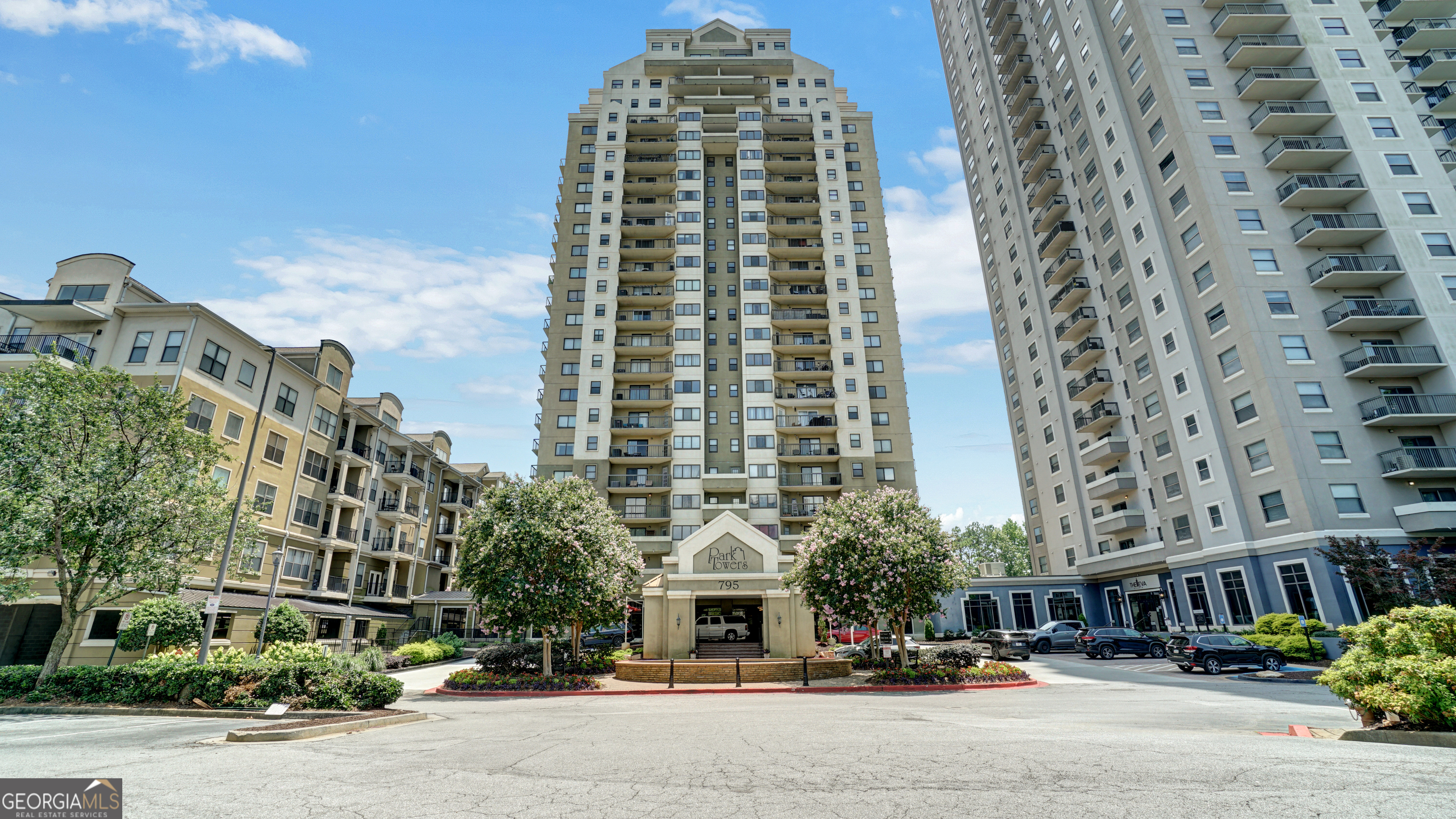 Enjoy resort living in Sandy Springs! This corner unit is move-in ready with an additional storage unit in basement. Stainless steel appliances, Patio is perfect for morning coffee or unwinding with an evening glass of wine with un-obstructed view of north Georgia and Dunwoody! Spacious primary suite! Fantastic amenities: 24 Hour concierge, 2 fitness center (Pelaton), outdoor lounge, 3 clubrooms, resort style pool with grilling area, cabanas and fire pit, gymnastic center, pavilion, picnic tables, playground, restrooms, sports field beautiful dog park, on-site dry cleaners, laundry facility, convenience store and ATM. Direct access to neighboring Hammond Park (pickle ball/tennis court, children playground! Easy access to 285, 400 and Marta. Close to City Springs, Perimeter Mall, restaurants and shopping. Don't let this one pass you by. Seller is leaving the Nest with all warranties. Seller will also consider concession with full price offer. Seller preferred closing Attorney is GANEK PC Midtown.