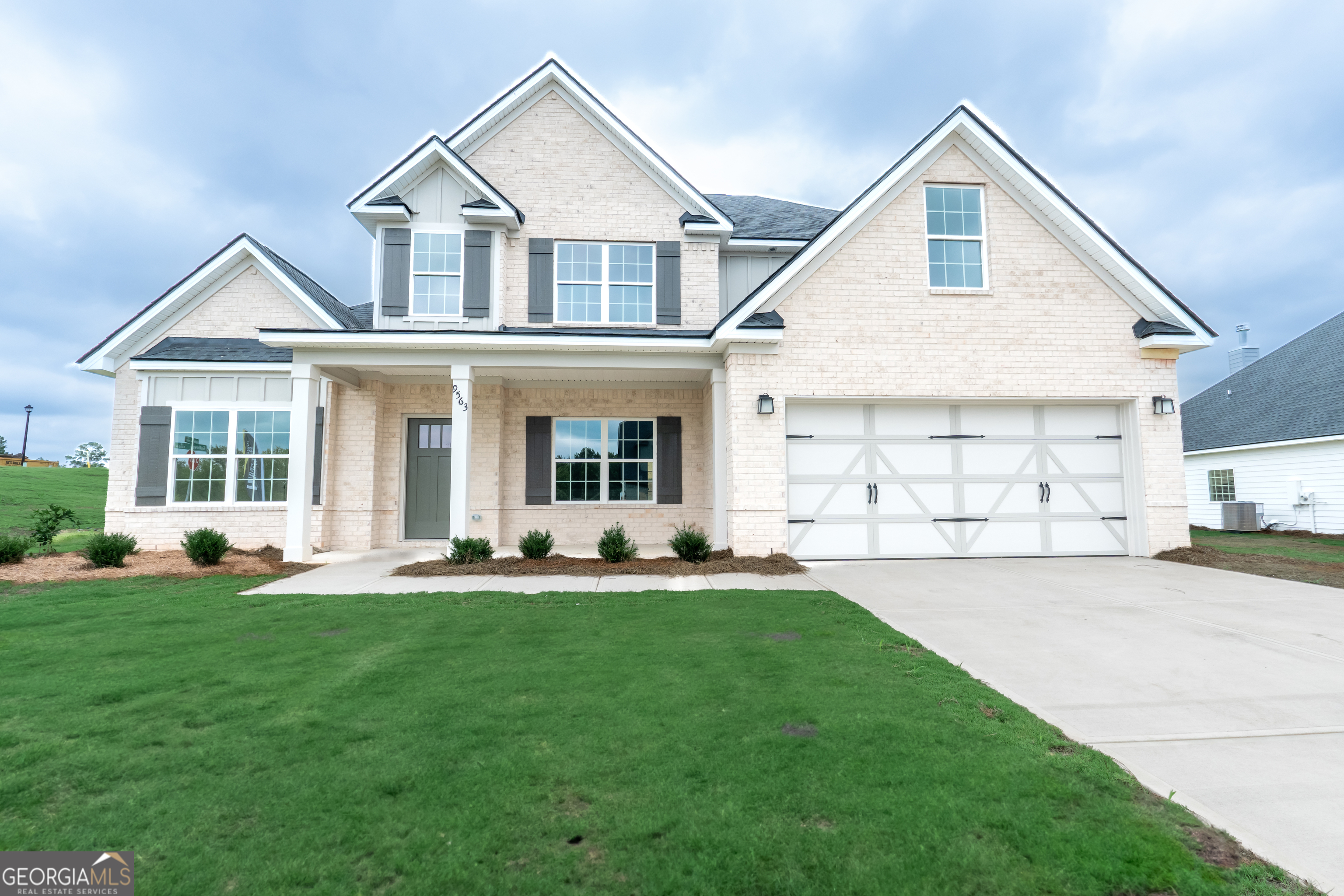 A Hughston Homes Community. Welcome to our Oakwood B Floorplan. Sought after Floorplan with 3042 SF of Living Space. Formal Dining Room, Spacious Great Room, Luxury Kitchen, Breakfast Area, Media Room, Owner's Suite on the Main Level, 3 Bedrooms Upstairs, 3.5 Baths, 2 Car Garage and Our Signature Gameday Patio perfect for Outdoor Entertaining. ***Elevate your lifestyle with Home Automation, Keyless Entry, Video Doorbell, Automated Front Porch Light, and more! Absolutely Stunning Inside & Out! Bright 2 Story Foyer, Formal Dining Room w/ Tons of Detail. Generously Sized Great Room w/ Gas Fireplace. Open Concept featuring Chef's Kitchen w/ Stylish Cabinetry, Granite Countertops, Tiled Backsplash, and our Gourmet Kitchen Package w/Gas Cooktop, Stainless Vent Hood, Built-in Oven/Microwave, & Dishwasher. Large Kitchen Island open to Breakfast Area. Owner's Suite on the Main Level with Trey Ceilings & Tons of Natural Light. Owner's Bath w/ Garden Tub, Tiled Shower & Huge Walk-in Closet. Owner's Entry Boasts our Signature Drop Zone, the Perfect Catch-all. Half Bath Conveniently Located for Guests. Exploring the Upstairs, you will find the Media Room creating the Perfect 2nd Living Space. Additional Bedrooms are Spacious w/ Ample Closets. 2 Full Baths Upstairs. Enjoy Hardwood Flooring throughout Living Spaces on Main Level & Tons of Hughston Homes Included Features. Our Signature Gameday Patio with Wood Burning Fireplace is the Perfect Space for Fall Football.