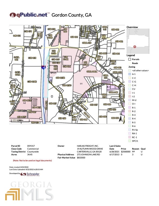 Calhoun Interstate Frontage Property - Commercial Sale