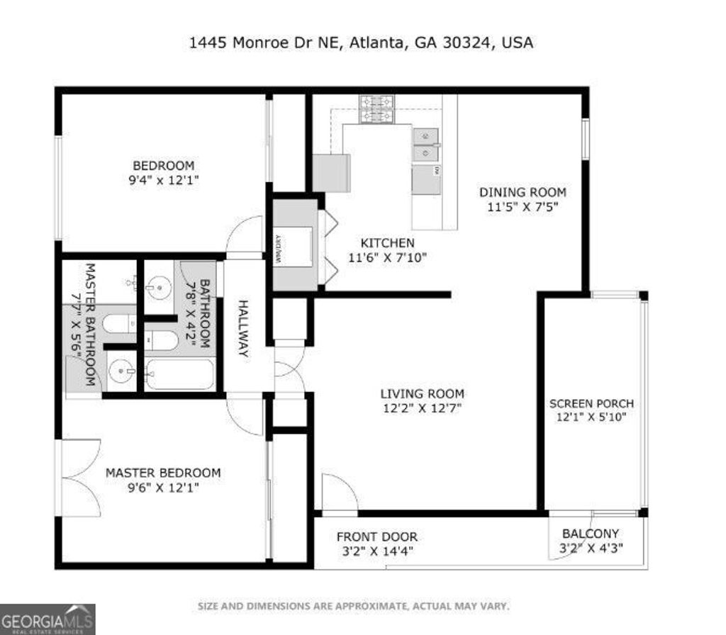 Photo of 1445 Monroe Drive NE #C39, Atlanta, GA 30324 (MLS # 10715737)