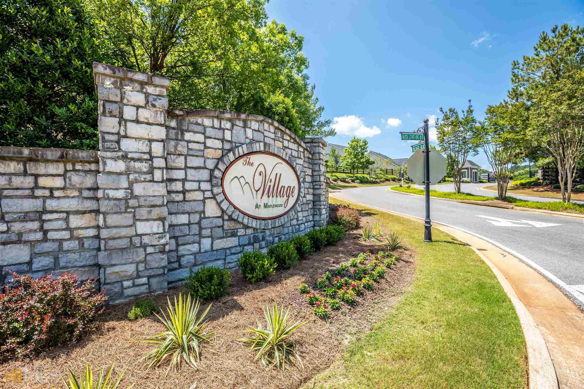 Terrific new construction in The Village at Maplewood...Rome's only active adult, gated community located less than 2 miles from downtown. 1 bdrm/1 bath single level townhome. Zero step entry. One car attached garage. Open concept layout features LR/DR room w/hardwood floors. Great looking kitchen with GE stainless steel appliances, granite countertops, white cabinets with soft-close drawers & subway tile backsplash. Bedrooms feature high quality carpet & walk-in closets. Tile baths w/granite countertops. Master bath w/walk-in shower. Guest bath w/shower/tub. 9' ceilings w/crown molding throughout. Full size stackable washer/dryer. Pull down stairs to floored storage in garage. Tankless hot water heater. One year home warranty. All this at The Village...an active adult community offering amenity-filled, maintenance-free living just minutes from downtown Rome.