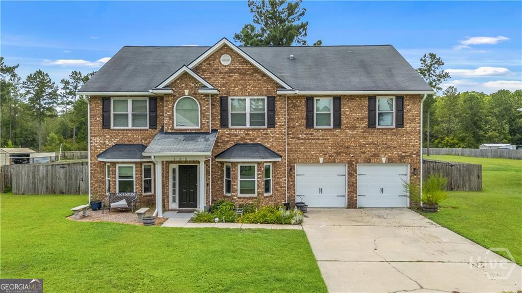 Welcome home to this spacious 5-bedroom, 3-bath residence just minutes from Fort Stewart! Perfect for families, this home offers an open floor plan designed for both comfort and functionality. The main level features hardwood floors throughout, a large separate dining room for gatherings, a versatile flex space ideal for an office or playroom, and a convenient bedroom for guests or multigenerational living. Upstairs, you'll find the private master suite along with additional bedrooms, providing plenty of room for everyone. Situated on 0.73 acres, there's ample outdoor space for kids, pets, or weekend barbecues. With its thoughtful layout, flexible spaces, and close proximity to the base, schools, and amenities, this home blends practicality with lifestyle. Whether you're growing your family, working from home, or seeking convenience to Fort Stewart, this property is move-in ready and waiting for you!
