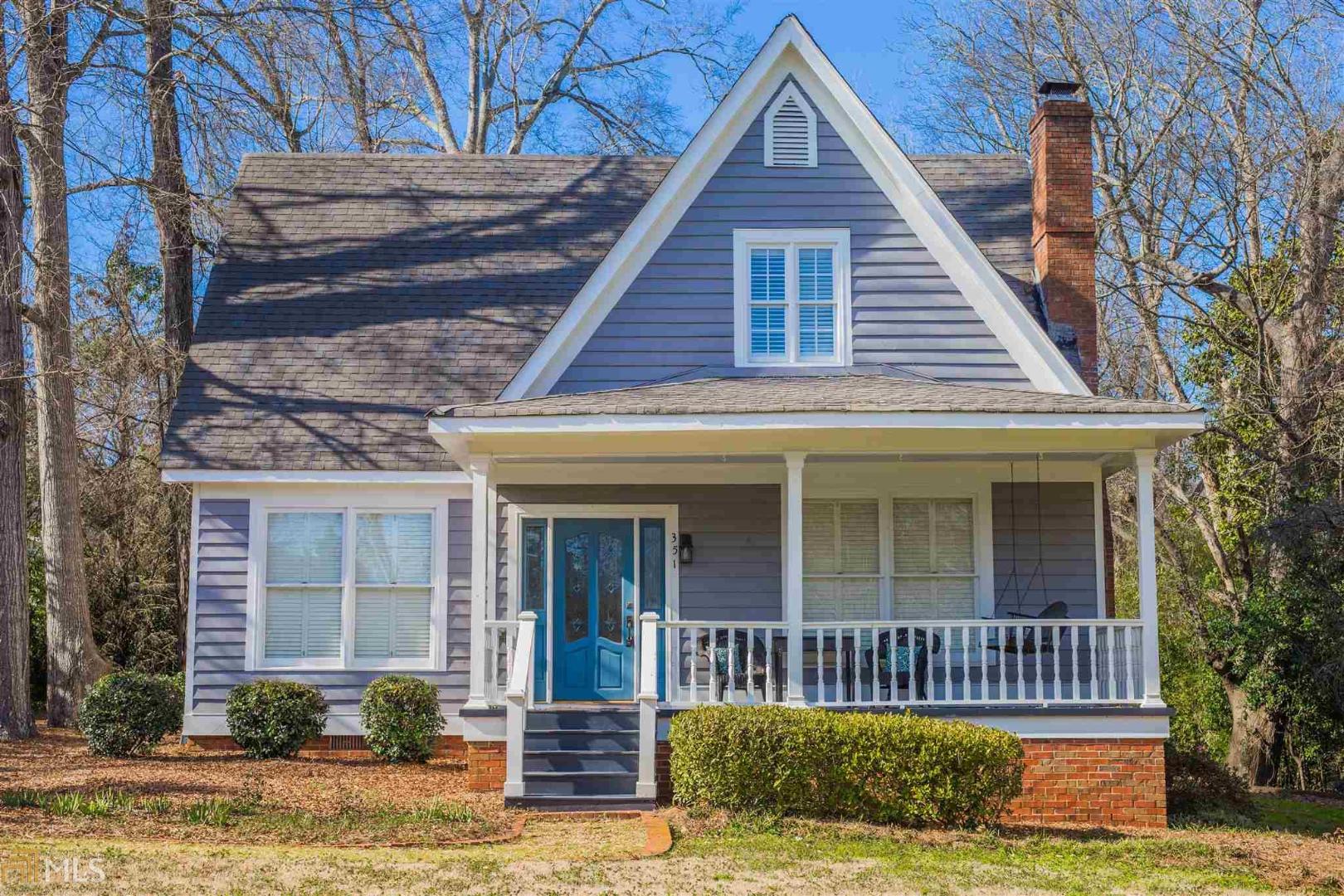 This traditional home was built in 1997, has 2100 +/- square feet of habitable area & sits on 0.5 acres. Ideally situated in Madison Historic District, you are walking distance to Downtown Dining & Shopping, Parks. Open floor plan with dining area, spacious living room w/ wood burning fireplace, master bedroom on the main floor, cozy kitchen with white backsplash, refrigerator, gas oven/stove, & dishwasher. Back entrance by mud/laundry room & Kitchen for easy access. Second floor includes 3 bedrooms & full bathroom. Outside front covered porch, and spacious back deck. The property has an out building for lawn mower-garden shed. Selling agent must be present at initial showing to receive full commission. If not present at initial showing selling agency to receive 1% commission.