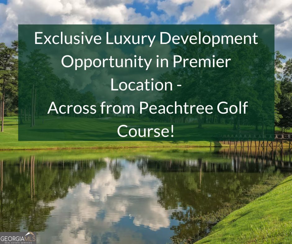 ***Exclusive Luxury Development Opportunity in Premier Peachtree Golf Course Location *** Incredible Views of Peachtree Golf Course || Fully Gated and Landscaped Estate || Rare Investment Potential: Build Up to 4 Luxury Homes or One Grand Estate || Prestigious Bobby Jones Designed Golf Course || Private, Exclusive Setting with Limited Membership II Potential for Rezoning and Custom Development || Situated in One of Atlanta's Most Desirable Addresses *** Nestled within one of Atlanta's MOST COVETED ADDRESSES, this exceptional property presents an unparalleled opportunity to build a legacy. Offering breathtaking, unobstructed views of the prestigious PEACHTREE GOLF COURSE, renowned for its serene landscape and private membership, this parcel promises the ultimate in luxury living. The FULLY GATED estate spans beautifully landscaped grounds, providing a rare canvas for either a grandiose, CUSTOM-DESIGNED MANSION or a PRIVATE FAMILY COMPOUND with up to FOUR luxury homes. With the potential for rezoning, this property offers incredible flexibility - whether you choose to develop a breathtaking 40,000+ sq. ft. estate or a collection of sophisticated residences, the possibilities are endless. Peachtree Golf Club, a Bobby Jones design, is one of the most EXCLUSIVE golf courses in the country, rivaling the elegance and natural beauty of Augusta National. The towering pines, lush azaleas, and dogwoods create a setting that is as prestigious as it is tranquil. Whether you're an investor seeking a high-yield opportunity or a discerning buyer envisioning the pinnacle of luxury living, this is a once-in-a-lifetime opportunity to secure a piece of Atlanta's most elite real estate. This property is ready to bring your vision to life in one of the most desirable locations in the city. Don't miss the chance to make your mark in this prestigious, private enclave - the stage is set for your masterpiece.