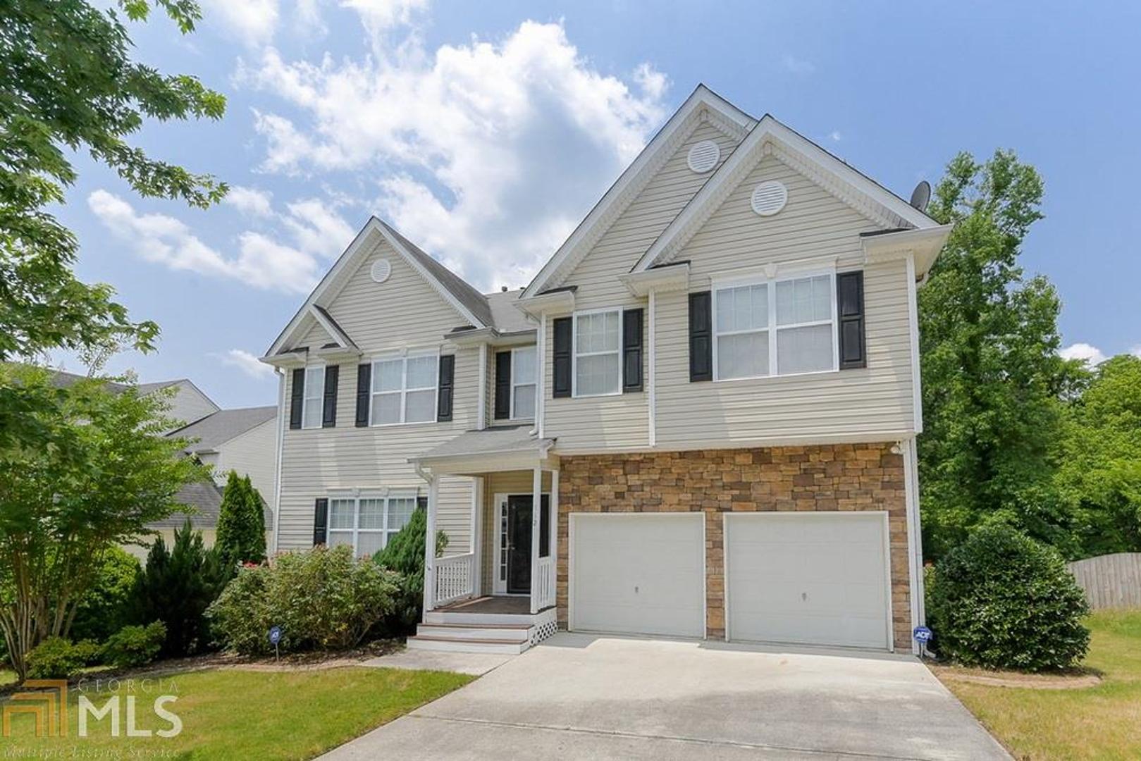 Beautiful home in sought after Overlook community! You're going to love this one! New paint. New carpet. Kitchen features SS appliances, granite counters and island, plus tons of cabinet space, all open to the fireside living room. Big butler's pantry! Generous master suite w/ sitting area and huge walk in closet. Laundry and all BRs upstairs. Large daylight basement w/ full finished bath is ready for you to make your own. This one is an entertainer's dream in and out, with 2 decks, gorgeous yard and plenty of space for friends and family.