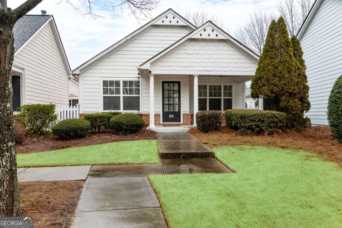 Stunning open concept 2 Bed/2 Bath home in the heart of Powder Springs. This sought after Active Adult Community home features one level easy living with high ceilings, skylights and exceptional interior layout. The private entry leads you into the large family room with cozy fireplace and tons of natural light; to the left is a large bedroom , full bath and coat closet; through the family room you arrive in the large chefs kitchen with tons of cabinetry, kitchen island with breakfast bar, keeping room and a walk-in pantry. the kitchen provides views into the separate dining room that features a pass-through and buffet counter. Across from the dining room and kitchen is the large walk-out side patio and fenced yard area. The primary bedroom with high ceilings and large walk-in closet features double french doors that provide access to the main areas of this beautiful home. The spa-like primary bathroom boasts a large separate walk-in shower, double vanity; garden tub and separate water closet. heading beyond the kitchen is the laundry room with gas/electric dry connections and the hallway providing access to the oversized 2-car garage. This home is move-in ready. Great location near shopping dining and the Silver Comet Trail.