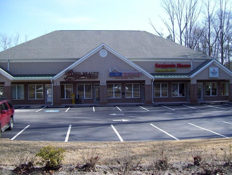 Deluxe Built-Out Office Suites, featuring  2 large work place offices with an  inviting reception area and break-room. Roadside frontage on Highway 5 with foot traffic and heavy daily vehicle traffic. ADA compliant throughout the space.