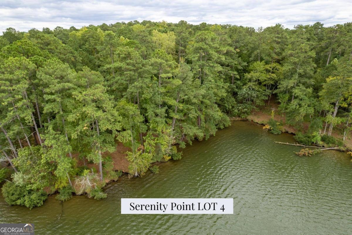 Here is your chance to be a part of something special. Serenity Point is Lake Sinclair's newest lakefront subdivision. Consisting of ten newly-released lakefront lease lots, Serenity Point boasts sprawling lake views, phenomenal boating and fishing opportunities, and all the pleasures that lake life brings. Conveniently located less than ten minutes from the area's best dining, retail shopping and grocery stores, you do not have to compromise on lake life and convenience. Each lot offers well over 100 feet of shoreline making them eligible for a double stall boathouse. Seeking tranquility and peace of mind? Since short-term rentals are not permitted at Serenity Point, you can rest assured your investment isn't burdened with new neighbors every weekend. Serenity Point is destined to be one of Lake Sinclair's most sought after neighborhoods. Don't let this moment pass, call today to learn how you can be a part of this incredible opportunity! Lot 3 & 4 merge at the shoreline creating an intimate cove. Lot 4 lies on 1.12 acres and offers 200 feet of shoreline.