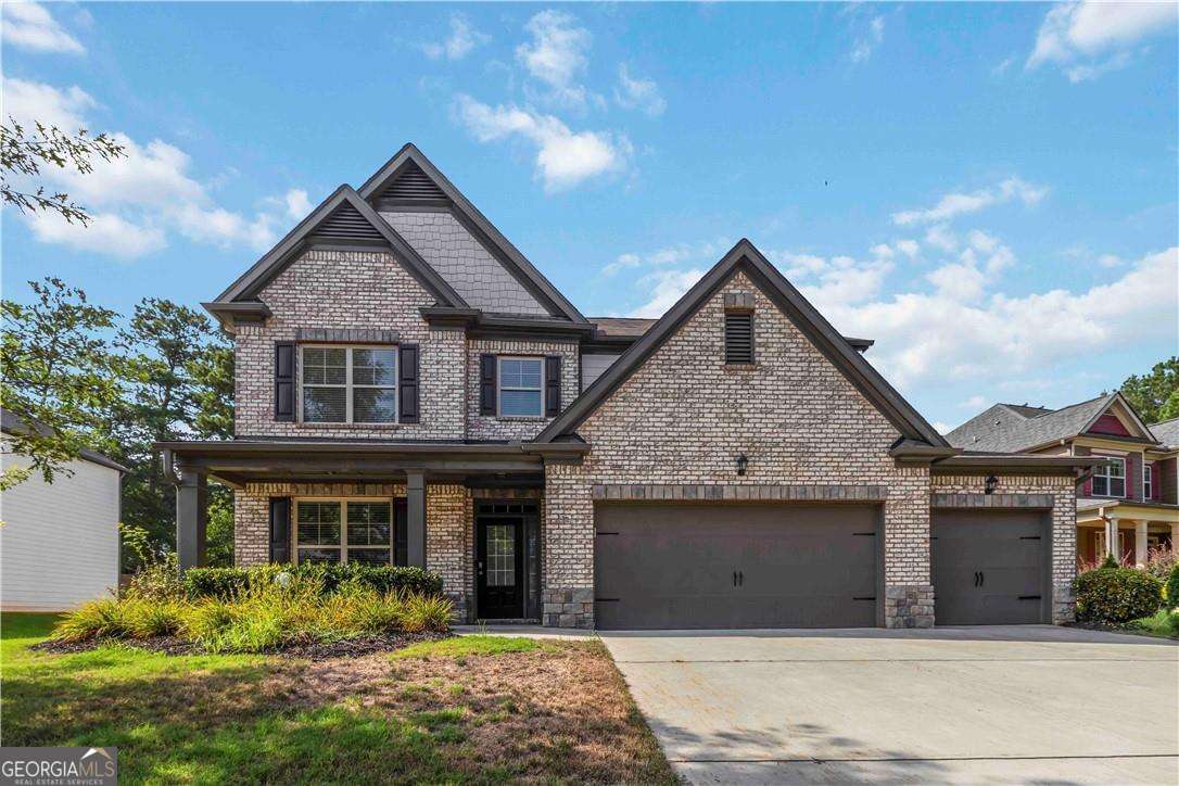 Spacious 4BR/3BA Home in Sought-After Mirror Lake Golf & Lake Community - 3-Car Garage, Cul-de-Sac Lot! Welcome to your dream home in the highly desirable Mirror Lake community, offering access to beautiful lake views, golf course, walking trails, swimming, and more! This well-maintained 4-bedroom, 3-bath home is ideally nestled on a quiet cul-de-sac lot and features a rare 3-car garage, providing ample space for vehicles, storage, or a home gym. Step inside to discover a thoughtfully designed layout with a bedroom and full bath on the main level, perfect for guests, a home office, or multi-generational living. The open-concept kitchen flows effortlessly into the family room-ideal for entertaining or relaxed everyday living. Upstairs, you'll find a spacious loft area, large secondary bedrooms, and generous closet space throughout. The oversized primary suite includes a private sitting area and convenient direct access to the laundry room through the walk-in closet-adding functionality to luxury. Located just minutes from I-20, top-rated schools, shopping, and dining. Plus, this home is USDA eligible for 100% financing for qualified buyers! Don't miss this move-in-ready opportunity in one of Douglas County's most sought-after communities. Schedule your showing today!