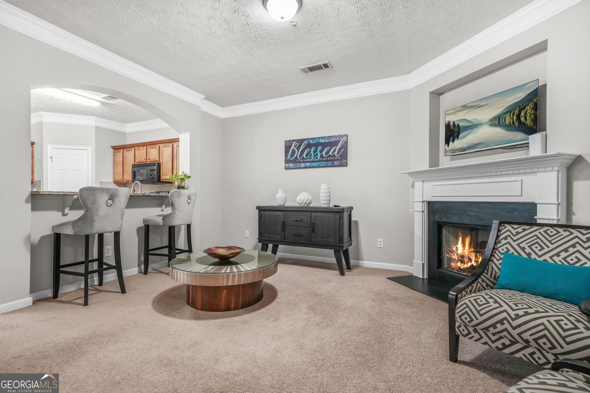 Welcome to this beautifully maintained 3-bedroom, 2.5-bath townhome nestled in a desirable and established neighborhood. Seller to contribute $7000 towards buyers closing cost or rate buy down with accepted offer. A wide, hardwood-floored hallway welcomes you into a spacious family room, highlighted by elegant double arch openings that create an inviting flow throughout the main living area. The open-concept kitchen features hardwood flooring, granite countertops, and a blend of stainless steel and black appliances. A breakfast bar with seating for three and a charming center island provide both functionality and style, seamlessly connecting to the cozy breakfast area perfect for casual dining. The generous owner suite offers vaulted ceilings, a large walk-in closet, and ample natural light. Secondary bedrooms are equally spacious, each with vaulted ceilings, creating an airy and open feel. New Roof installed Feb. 2025, HVAC Installed 2021, Hotwater Heater Installed in 2021. All exterior maintenance are taking care of by the HOA.....worry free home.This well-maintained home is truly move-in ready all it needs is you.