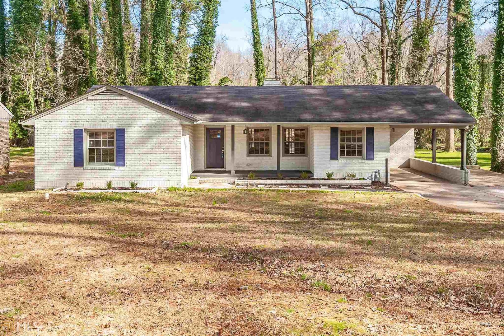Shiplap dreams and subway tile delights! This home is the one you have been looking for! Charming solid brick ranch with a sweet pop of blue! Spacious front porch with plenty of space for visiting with friends and neighbors. Light and easy living home with rich hardwood floors, on trend tones and new fixtures throughout. Stunning updated kitchen with Shaker style cabinets, granite counters, white subway tile backsplash and brand new stainless steel appliances. Recessed lighting throughout the home. Plenty of backyard for your outdoor gatherings, move in ready!