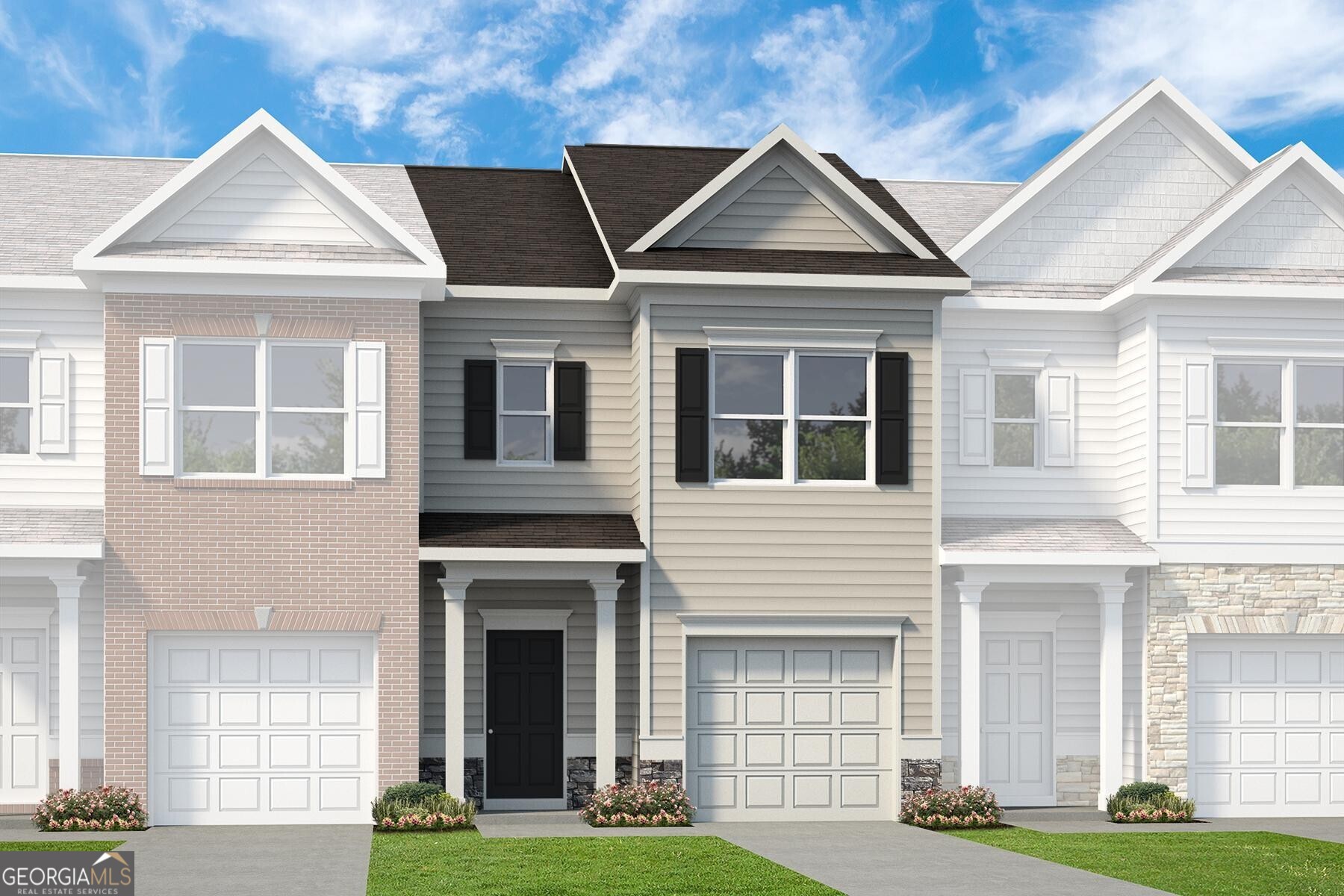 Move in Ready February 2026! The Pierce plan in Fairington by Smith Douglas Homes. Step into effortless living with this well designed, to-be-built home offering easy maintance luxury. The main level features stylish LVP flooring throughout and a spacious layout. A cozy family room centers around a sleek and modern linear fireplace, ideal for relaxing or entertaining. The chef-inspired kitchen is a dream with stainless appliances, granite counters and upgraded cabinetry. Step outside to the rear patio, perfect for unwinding with friends and family. Upstairs, the open-iron rail staircase leads to a generous laundry room, two sizeable secondary bedrooms, and a spacious primary suite with a walk-in closet and a spa-like bath with a large shower and dual sink vanity. With 9ft ceiling heights on both levels, this home feels open and inviting. Fairington is a planned swim community! Photos are representative of plan not of actual home being built. Seller incentives with use of preferred lender.