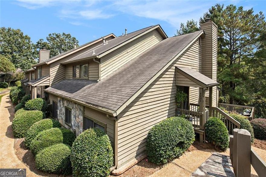 Have a relaxing stroll by a beautiful waterfall, play a fun game of pickleball or tennis, take a dip in the gorgeous pool nestled between the trees....Sounds like a peaceful vacation...OR your newly renovated townhome in the tranquil D'Youville community in the City of Brookhaven just minutes from the popular Chamblee area and classic Dunwoody community! Super close to the Chamblee Rail Trail as well This home has everything your heart desires including: 3 bedroom, 3.5 bath plus a true home office space, extended den with large stone fireplace, new oversized deck for al fresco grilling and dining. Interior dining room has a vaulted ceiling adjacent to thoughtful kitchen renovation which includes Taj Mahal quartzite countertops, Wellborn solid maple wood custom kitchen cabinets, Carrara marble backsplash, updated pendant lights and under-counter lighting and all upgraded appliances. The home also features solid hickory floors, an extended owners suite and has an additional large loft area or 2nd den upstairs with two oversized bedrooms, tons of closet space throughout, fresh paint, new foyer lighting, new vanities, new hot water heater, HVAC, roof and deck replaced in 2024, 2 W/D connections, large utility storage area and 2 car oversized garage. Almost the entire house has been replaced truly so come take a look! One of the largest units in the complex. HOA fees and amenities include: tennis courts, pool, basketball area, large common green lawn, water & sewer, trash pickup, termite & exterior pest control, yard maintenance, all common area, grounds and road maintenance, common area insurance and fire insurance.