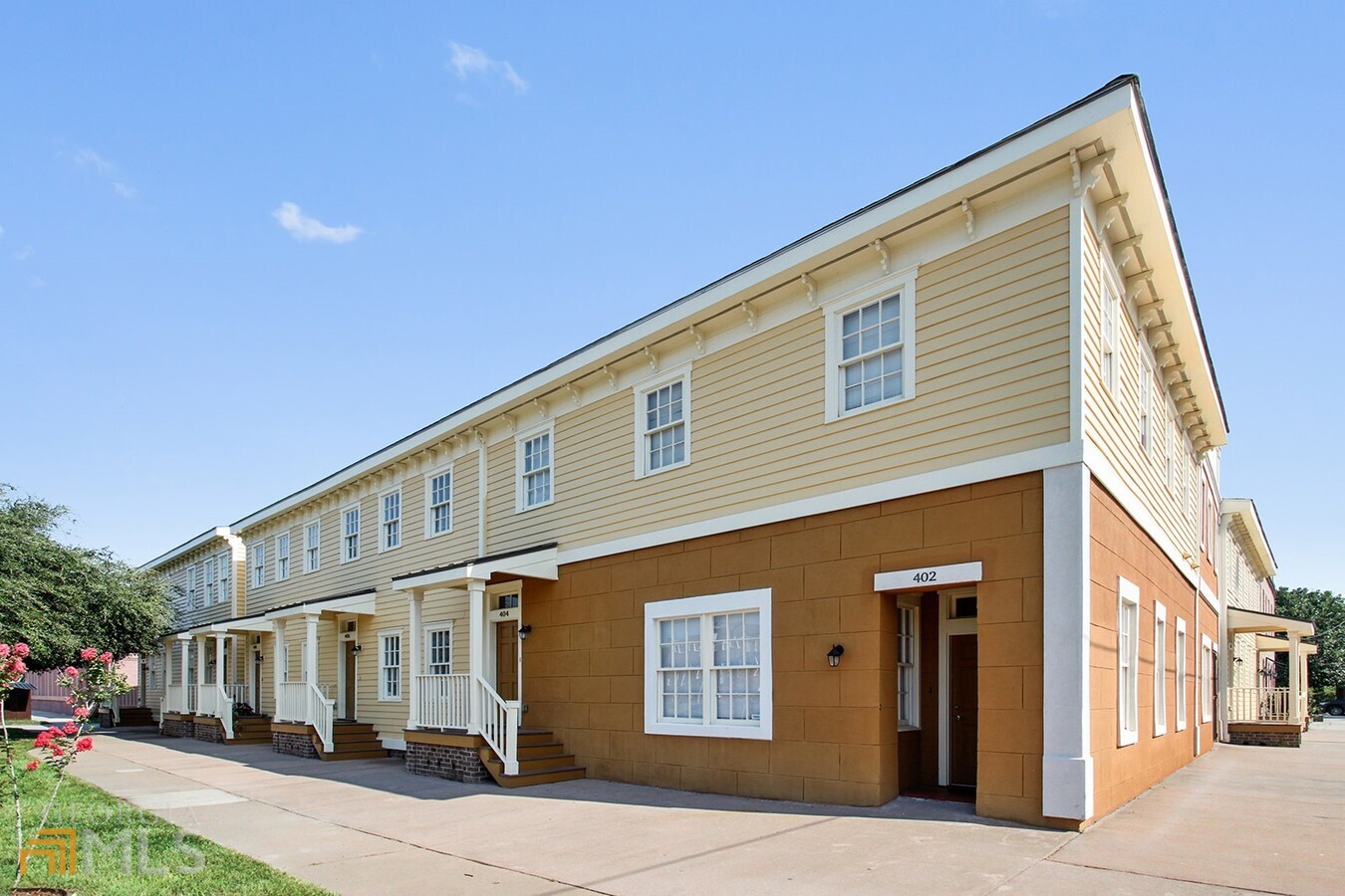 A rare new listing in Savannahas super-hot, sought-after historic district, this stunning group of 8 townhomes represents a premium investment for your portfolio. It has a strong rental history among mostly affluent SCAD students who walk, bike and bus to class, and would be very appealing to visitors (not to mention highly profitable for you) as a potential vacation rental. Located in one of the cityas fastest growing areas with a nice mix of upscale new and historic buildings, the property is close to everything that makes Savannah appealing: Forsyth Park, city squares, great restaurants and trendy entertainment venues. Even a brand NEW arena. Very well maintained, the units were built in 1915 and renovated in 2008. Each has 2 full bedrooms with smaller third room for office, studio or extra sleeping space; 2 full baths, dining room with wet bar, living room, fully equipped kitchen, and laundry closet with washer/dryer. Another great plus: off-street parking for 8 vehicles.