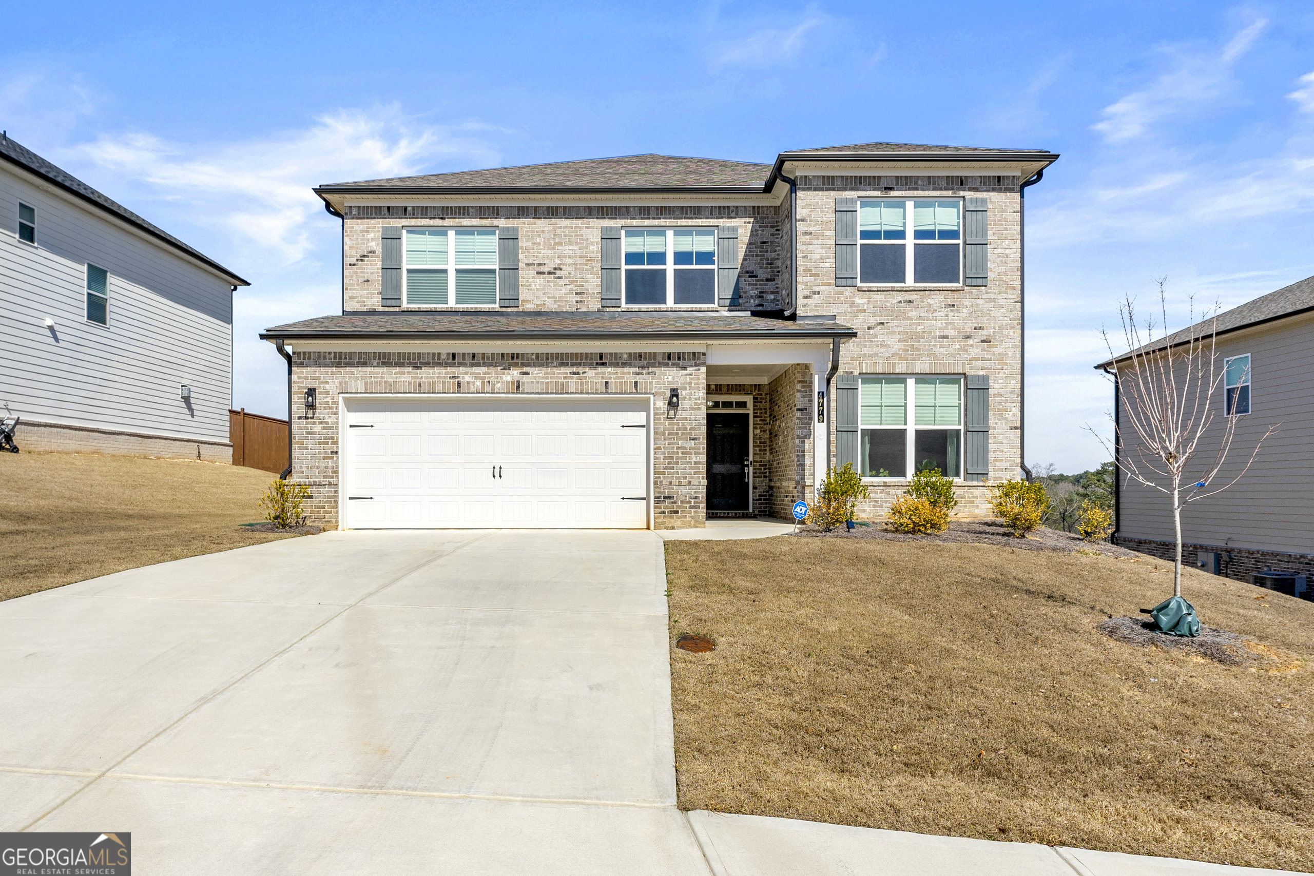 JUST LIKE NEW!!! Built in 2023, this beautifully maintained 4 Bedroom 3.5 Bathroom home has everything you need!!! Step inside to experience a bright inviting foyer that sets the stage for modern living. On the Main Floor, discover a versatile Flex room with endless possibilities, perfect for an Office, Play Room, or any other function! Enjoy the spacious living room that flows seamlessly into an eat-in kitchen; you will LOVE the large Kitchen island, granite countertops, white cabinetry, a large walk-in pantry, and stainless steel appliances!! Stepping outside onto a charming 10x10 patio, you are greeted to a serene oasis for casual get-togethers or late night relaxation, and out back you can enjoy the meticulously landscaped rear yard that offers endless outdoor possibilities!! Upstairs, a gracefully designed staircase leads you to an open loft and the tranquil Primary Suite. The Primary Bathroom is a spa-like retreat featuring dual vanities, stone countertops, a deep soaking tub with a separate framed shower, and a spacious walk-in closet!! There are three additional bedrooms upstairs, and one also has a full private bathroom. Bathrooms have white cabinets, chrome faucets, and cultured marble like accents to ensure comfort for everyone. You do NOT want to miss out on this gorgeous home, combining modern design with practical luxury! Schedule your Private Tour today!!!! There is no "For Sale" Sign in the yard!